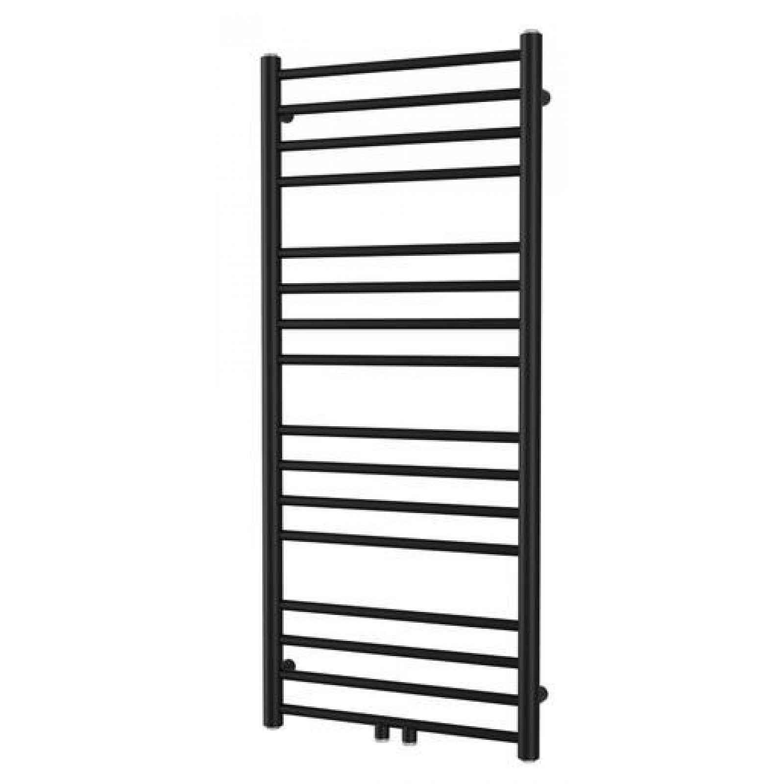 Radiátor kombinovaný SAT Paul 114x50 cm černá matná SATRAPA1140500SBL