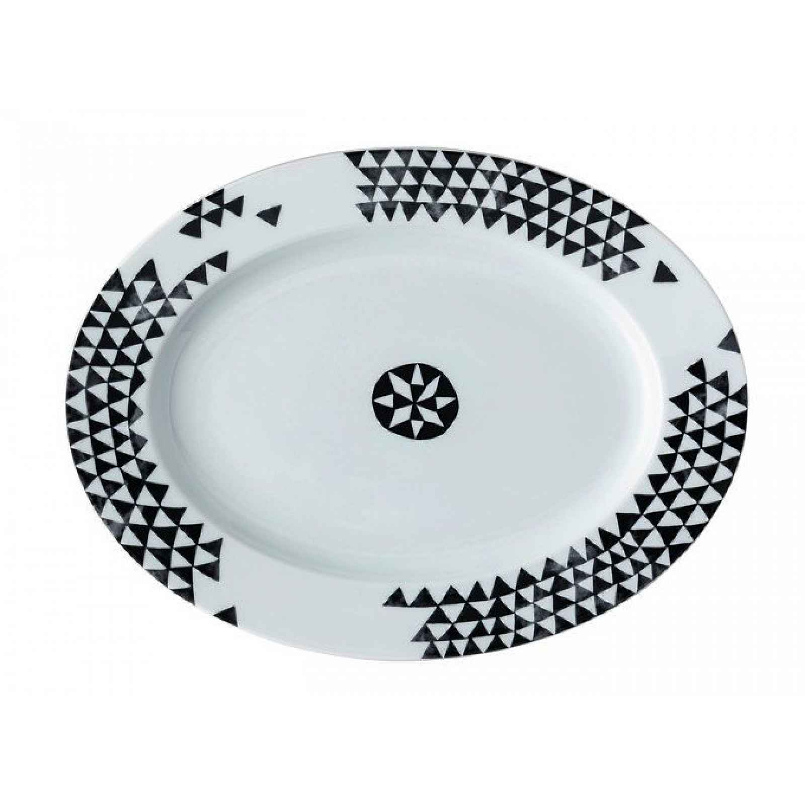 Oválný talíř Rosenthal Magic Garden Black Seeds, Ø 32 cm