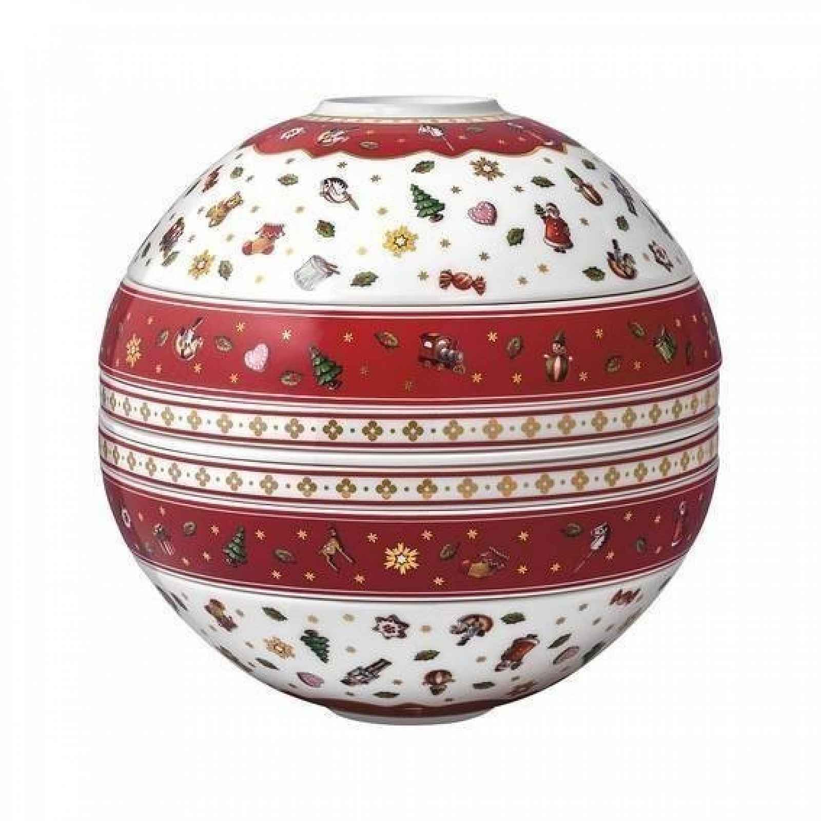 Villeroy & Boch Toy´s Delight vánoční jídelní sada pro dva La Boule, 7 ks