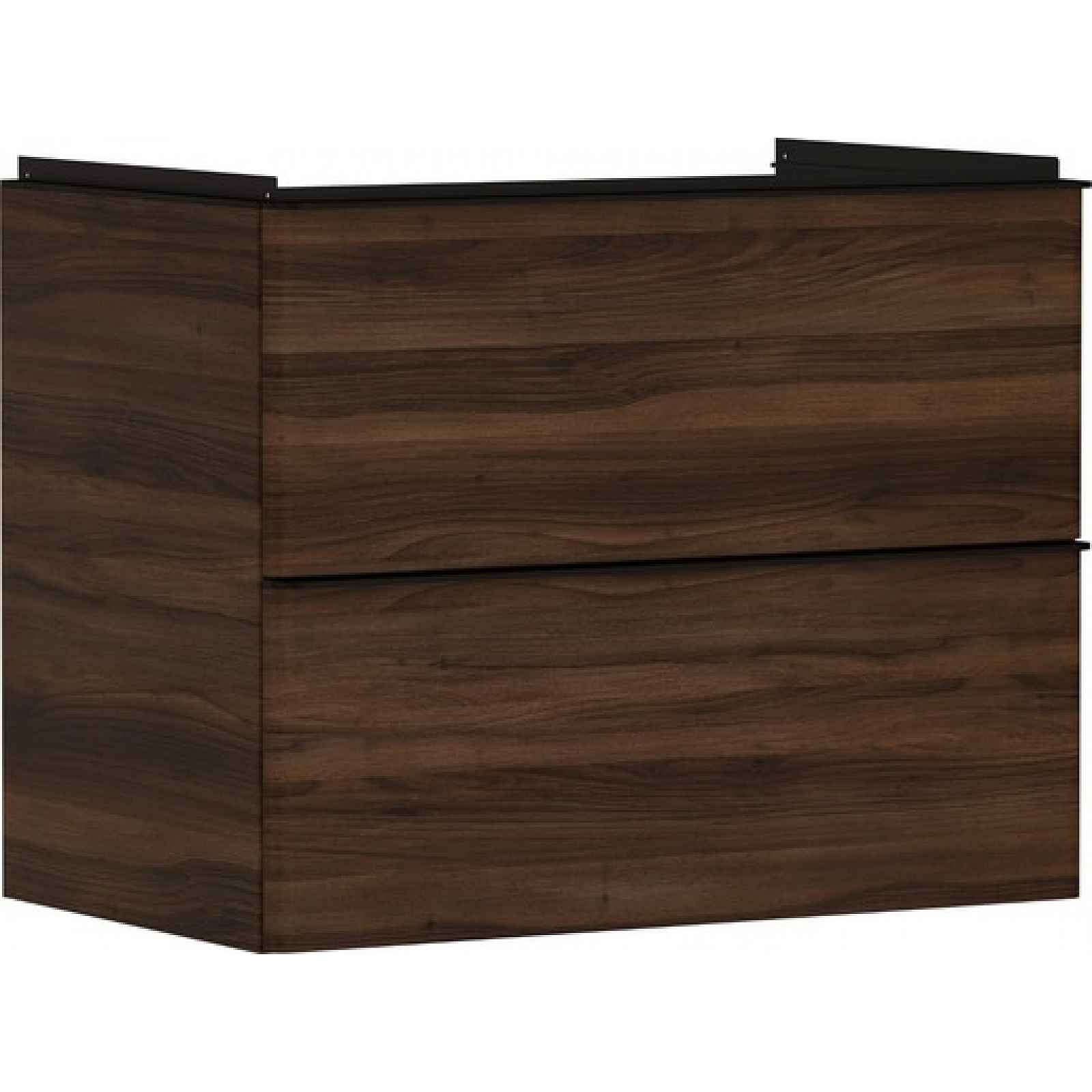 Skříňka pod umyvadlo bez umyvadla Hansgrohe Xelu Q 78x62,5x47,5 cm tmavý ořech 54030670