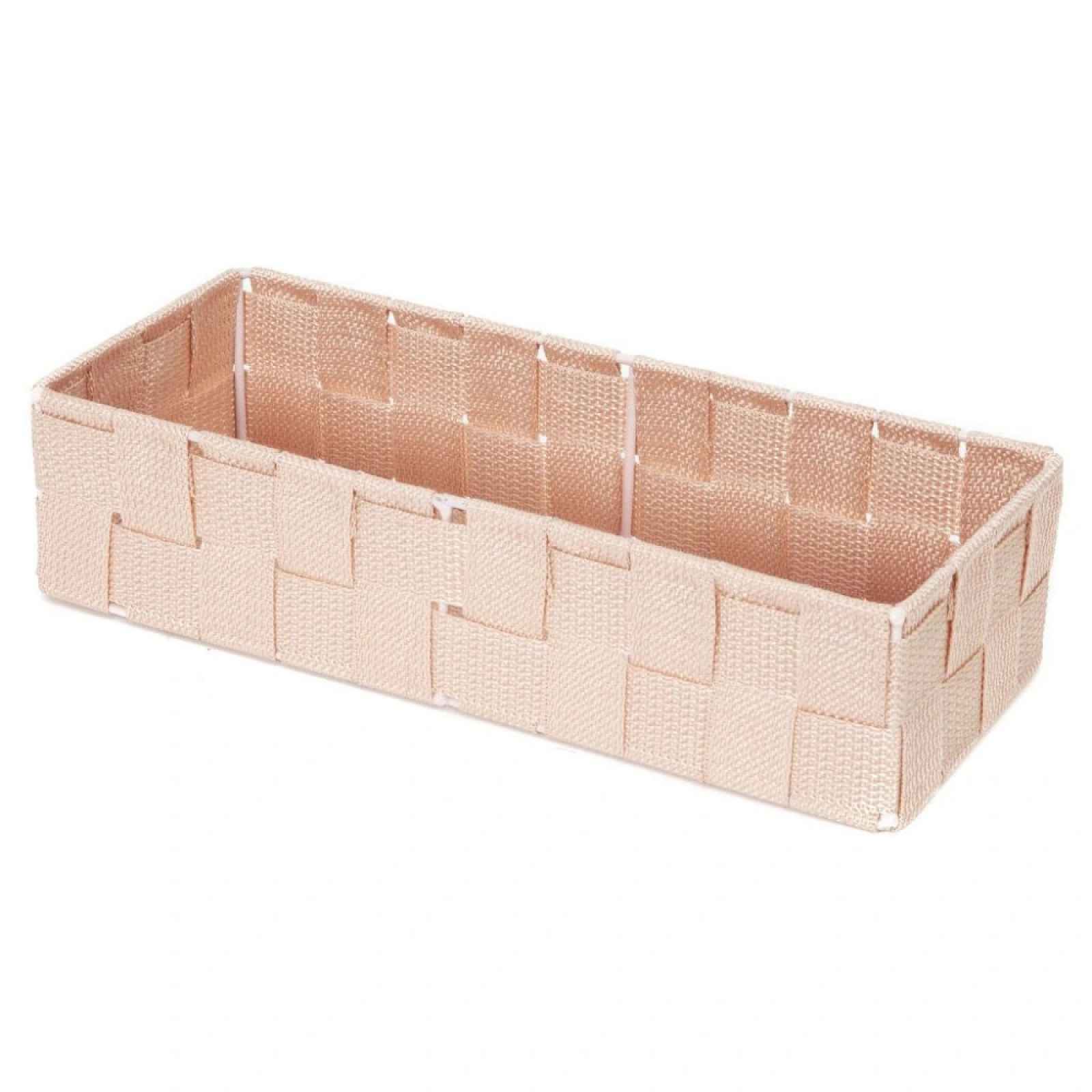 Compactor Úložný organizér do zásuvky TEX L, 30 x 12 x 7 cm, růžová