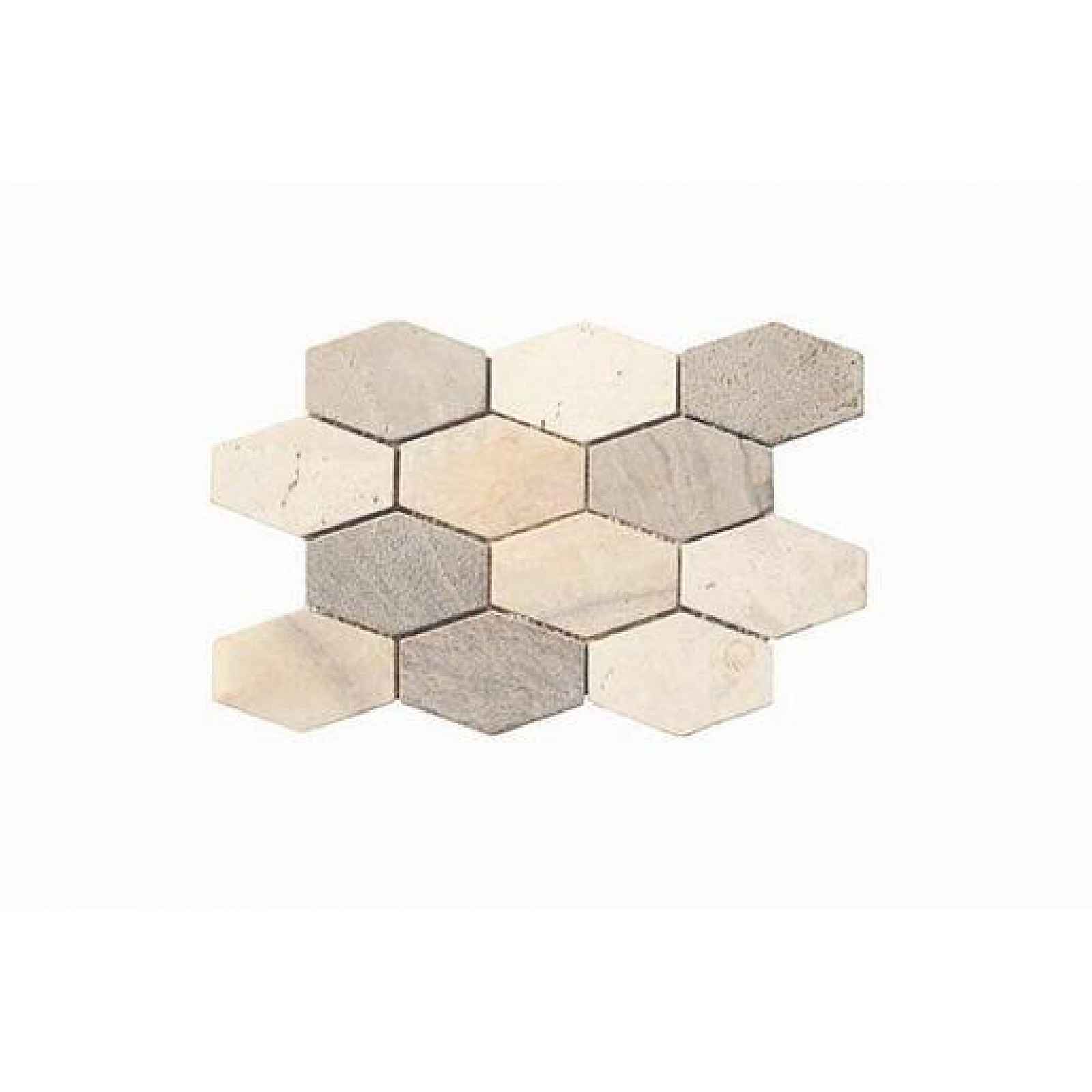 Mozaika Mosavit Hexagonal mix 25x37 cm mat SUMBA (bal.0,830 m2)