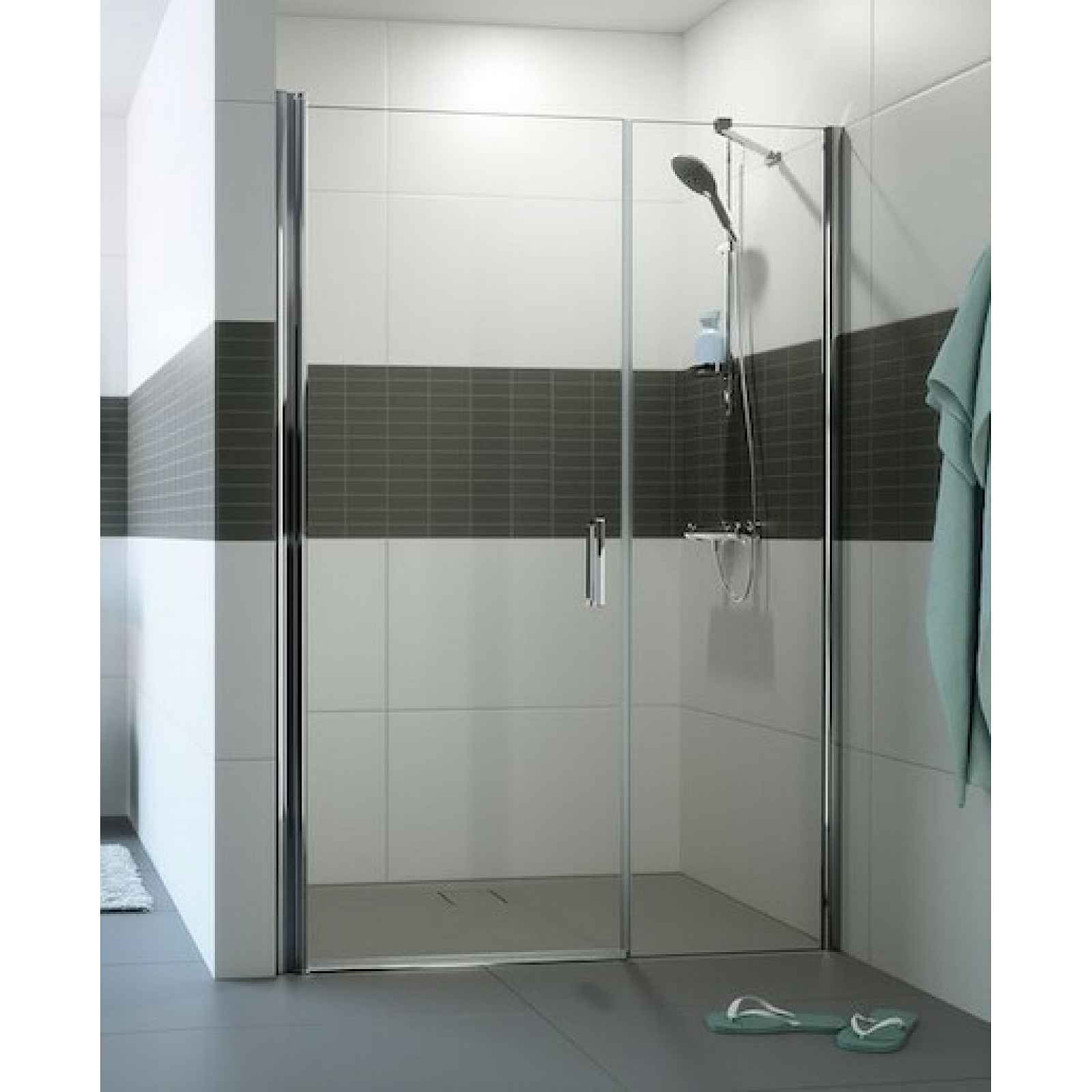 Sprchové dveře 140x200 cm Huppe Classics 2 chrom lesklý C24710.069.322