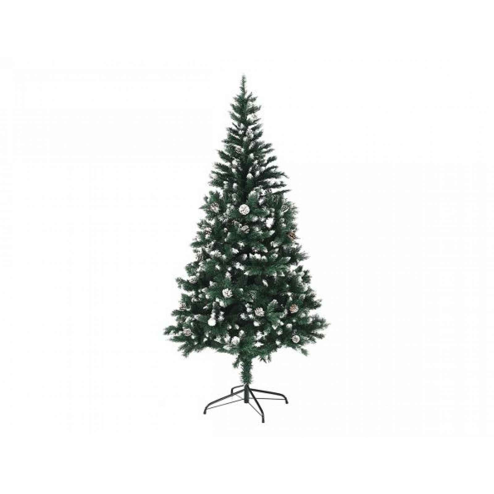 Vánoční stromek se šiškami, smrk finský, posněžený, 180 cm