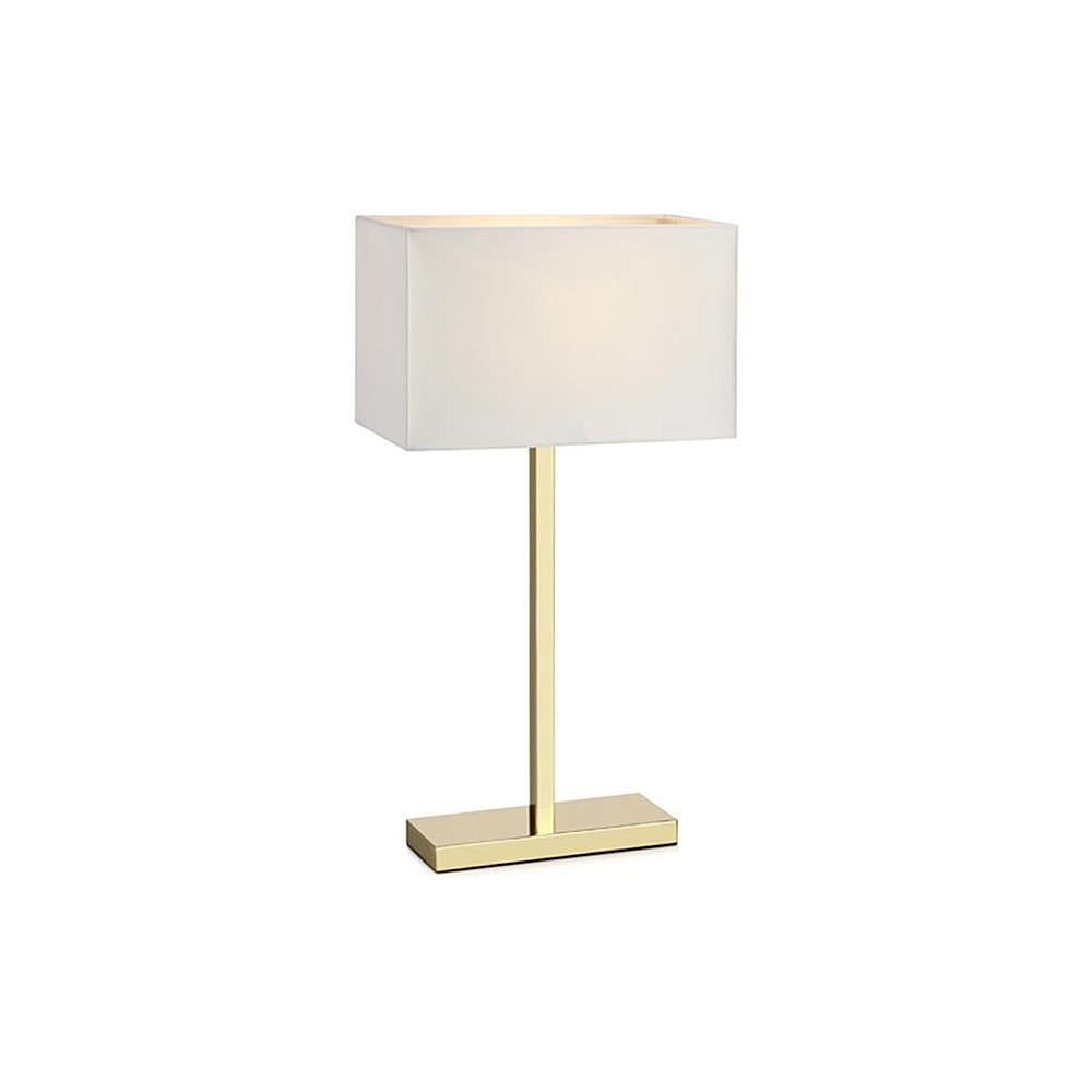 Stolní lampa v bílo-zlaté barvě Markslöjd Savoy