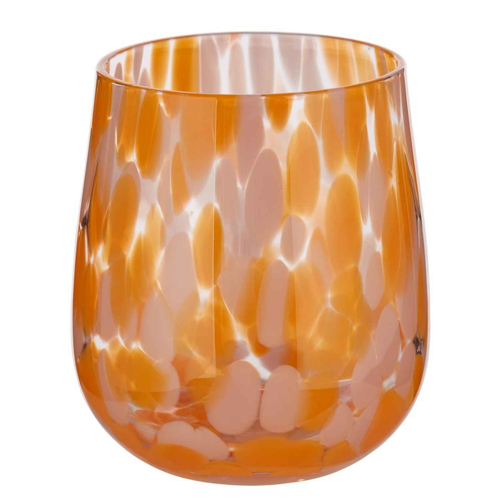 Butlers CONFETTI Sklenice 450 ml - ružová/oranžová