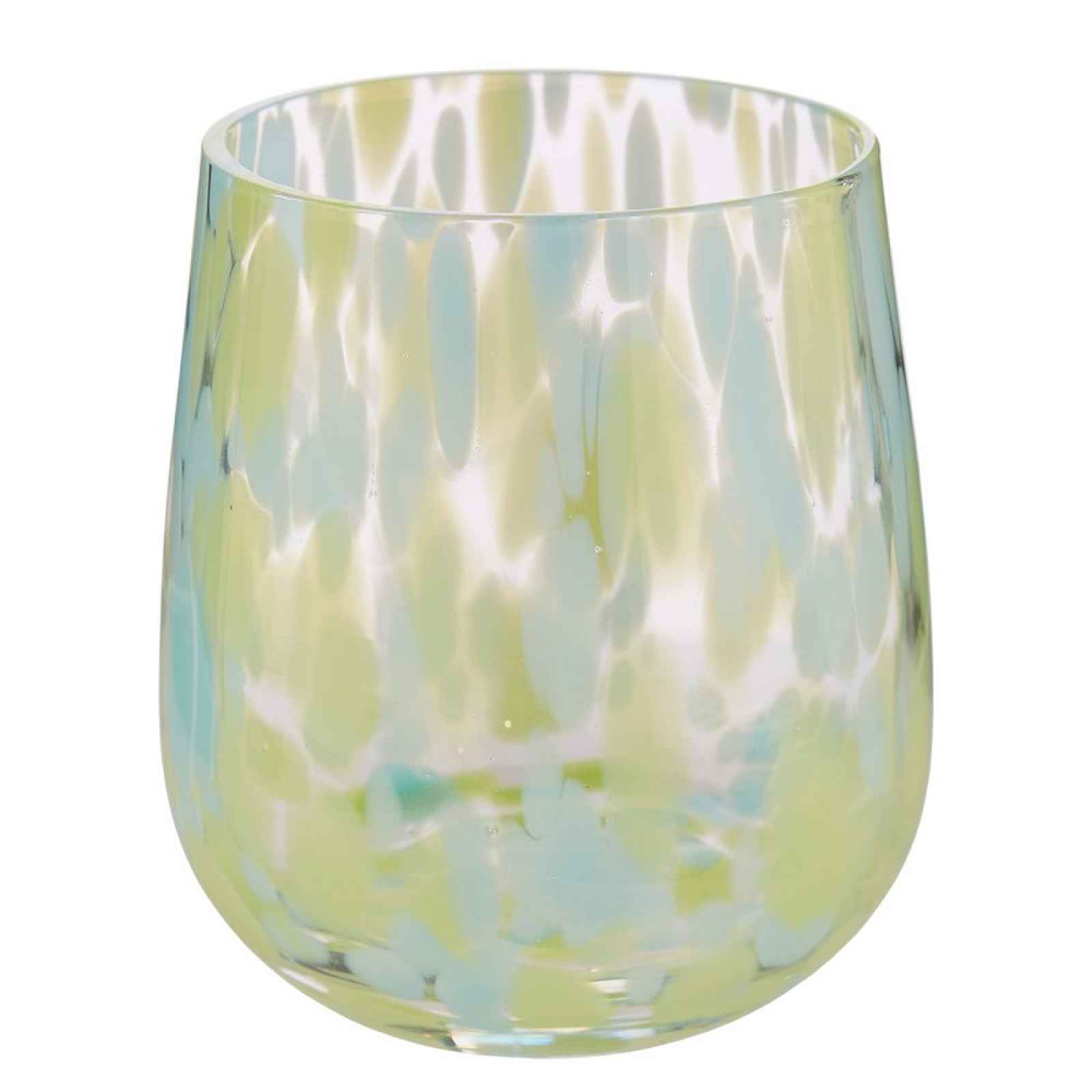 Butlers CONFETTI Sklenice 450 ml - zelená/modrá