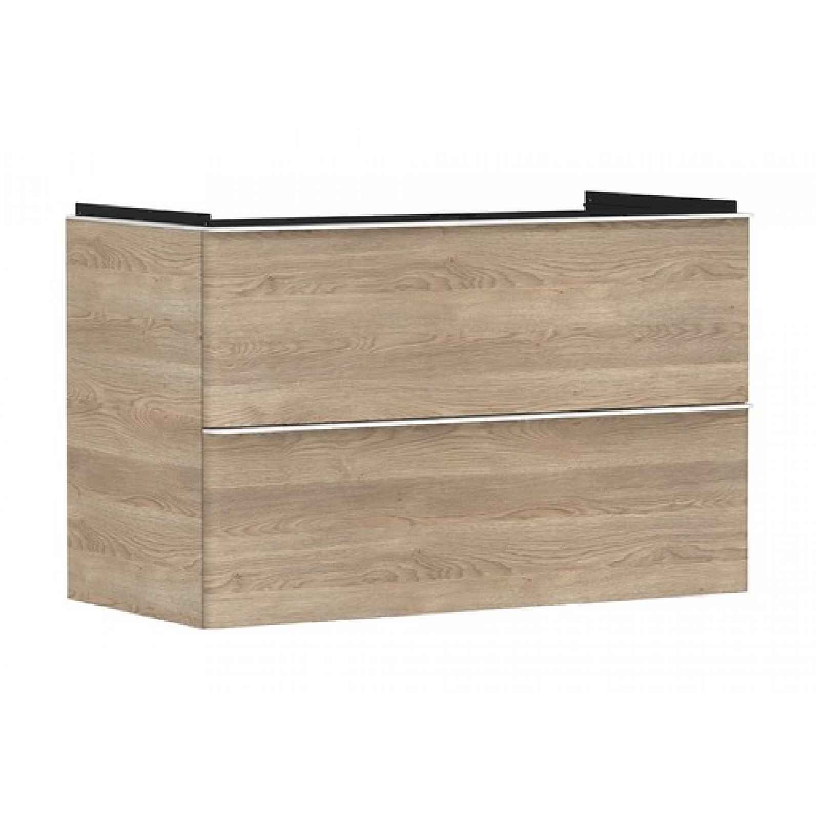 Skříňka pod umyvadlo bez umyvadla Hansgrohe Xelu Q 98x62,5x47,5 cm přírodní dub 54033700