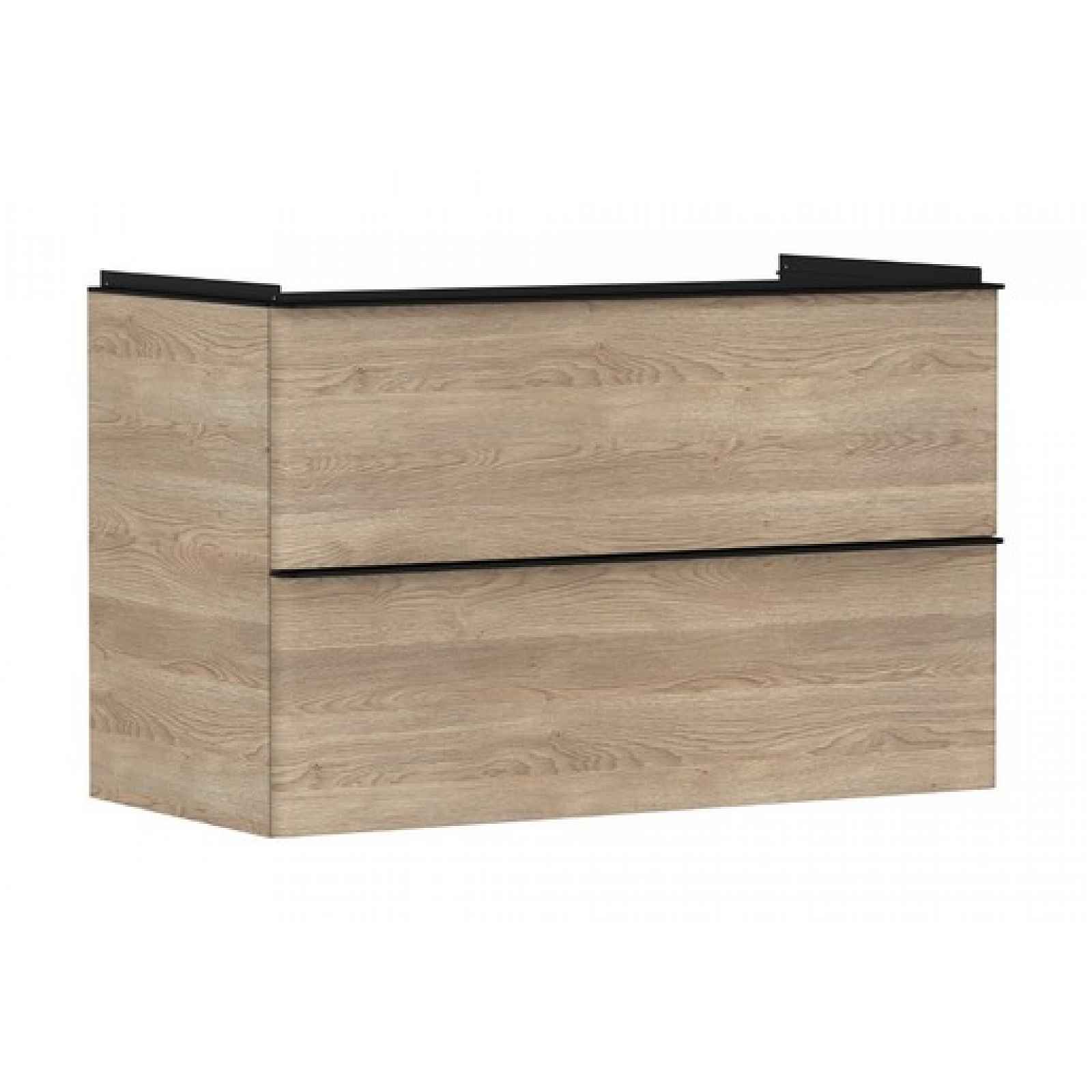 Skříňka pod umyvadlo bez umyvadla Hansgrohe Xelu Q 98x62,5x47,5 cm přírodní dub 54033670
