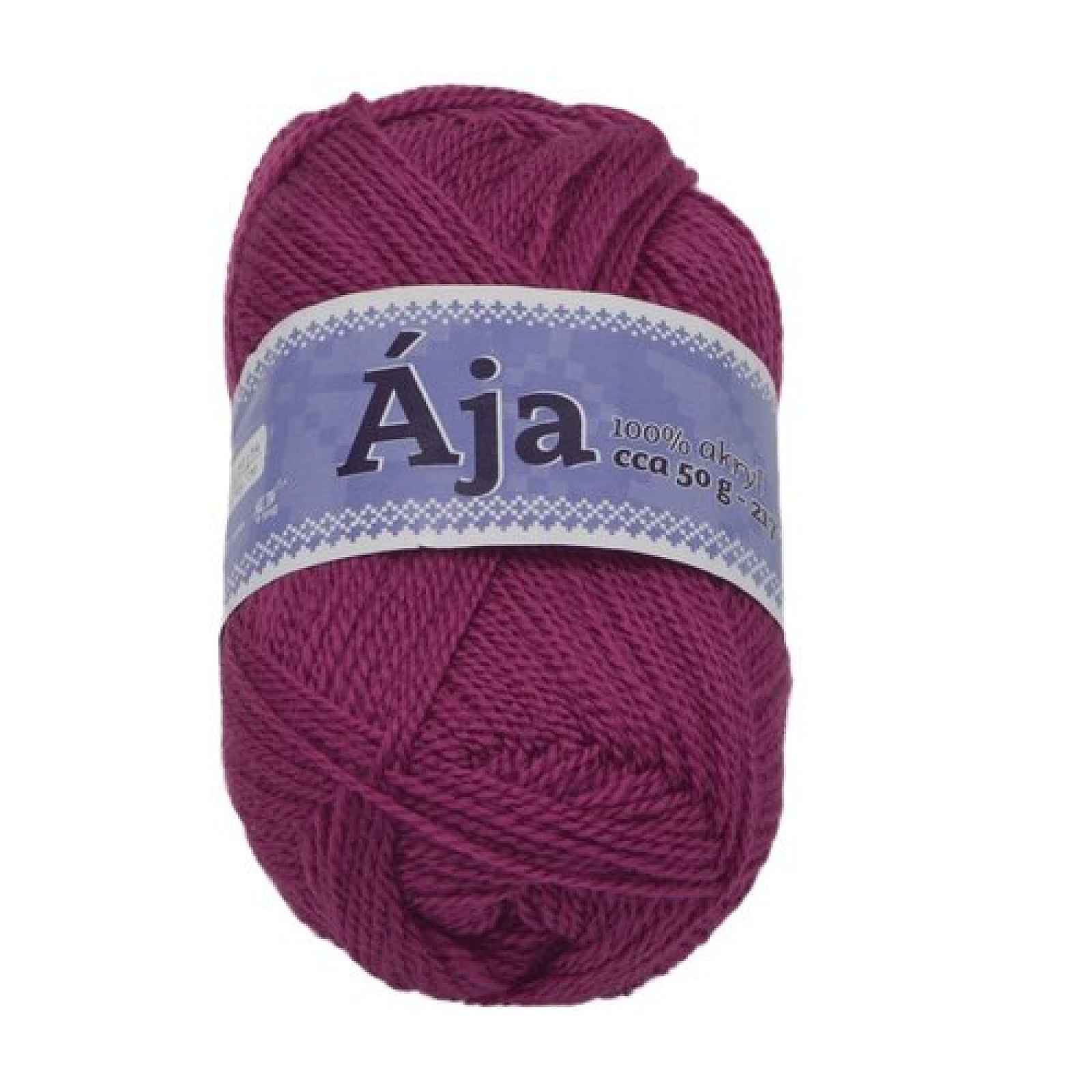 Bellatex Příze ÁJA burgundy, 50g / 217 m