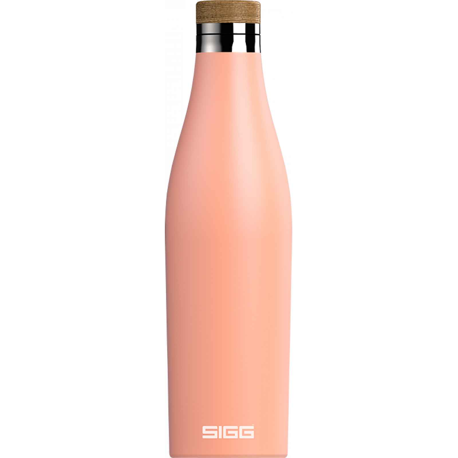 SIGG dvoustěnná nerezová láhev na vodu Meridian, růžová, 0,5 l