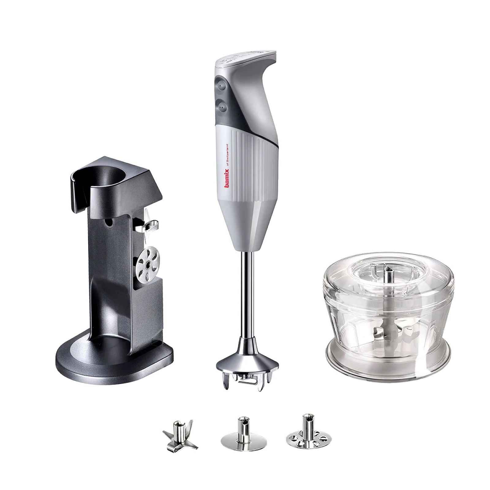 Bamix Tyčový mixér Deluxe, typ D, 200 W, stříbrná 1010.025