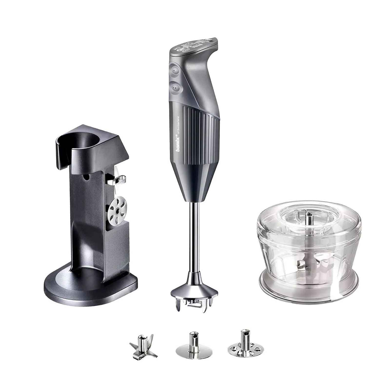 Bamix Tyčový mixér Deluxe, typ D, 200 W, antracitová 1010.026