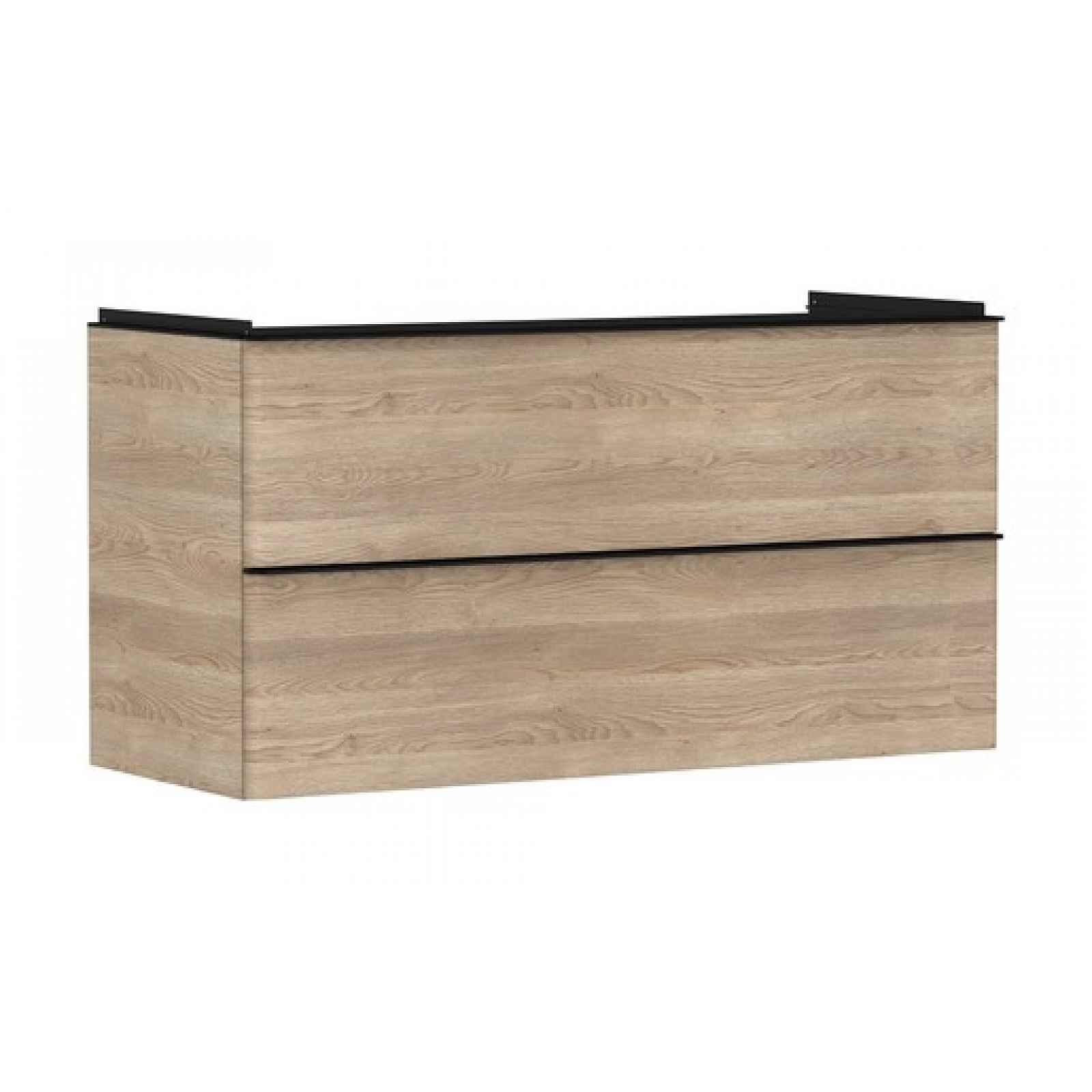 Skříňka pod umyvadlo bez umyvadla Hansgrohe Xelu Q 118x62,5x47,5 cm přírodní dub 54037670