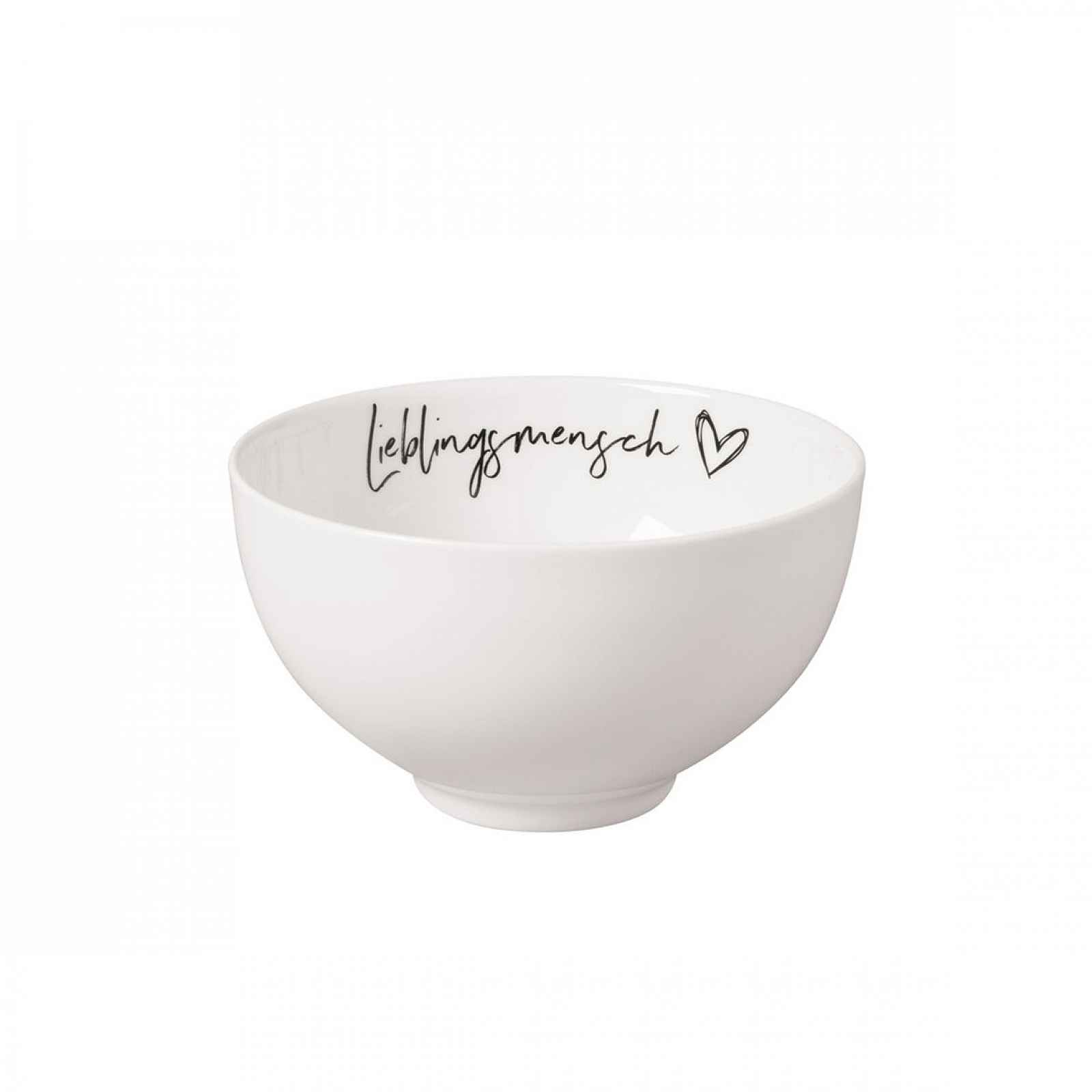 Villeroy & Boch Miska Statement "Lieblingmensch", Ø 13,8 cm 10-1621-6250