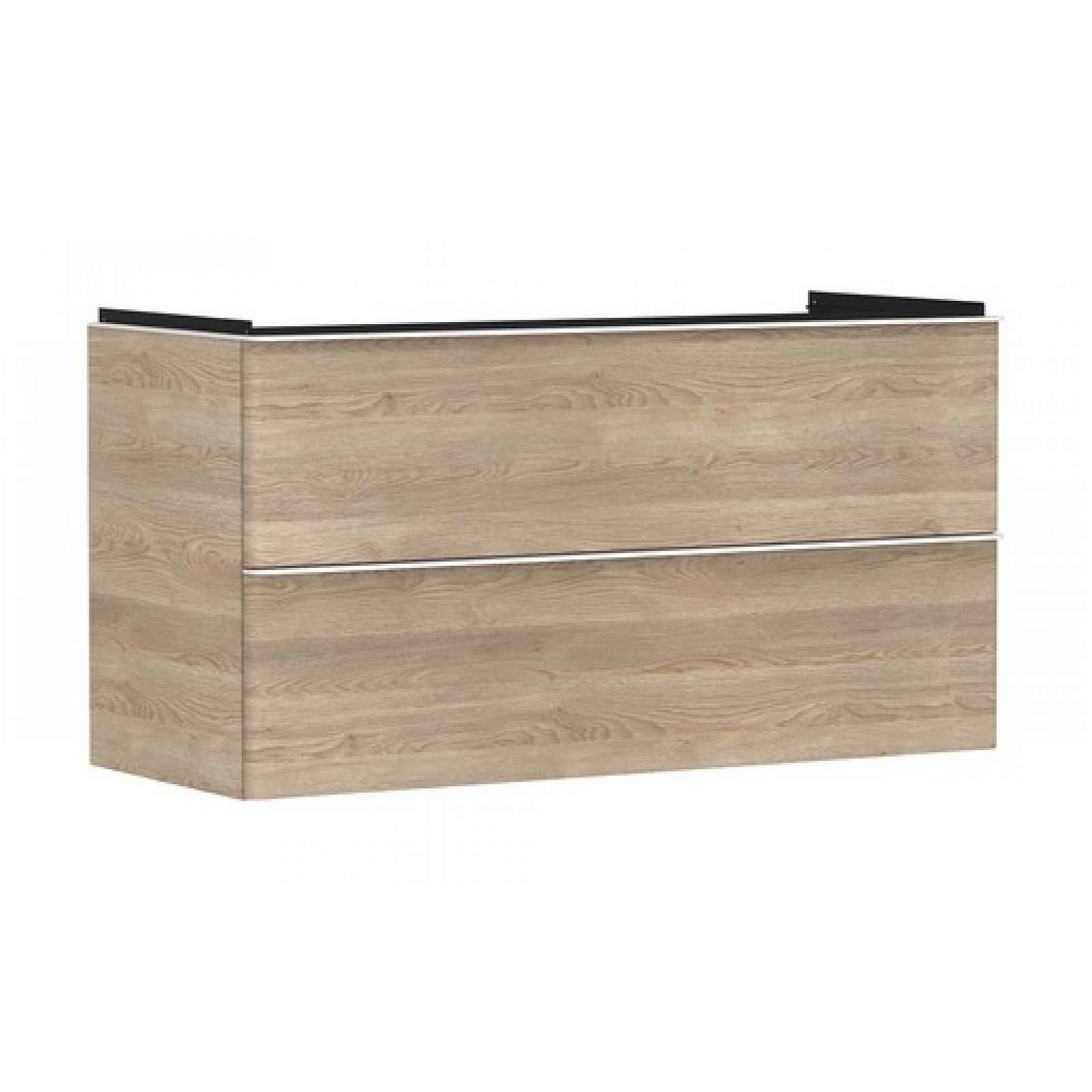 Skříňka pod umyvadlo bez umyvadla Hansgrohe Xelu Q 118x62,5x47,5 cm přírodní dub 54037700