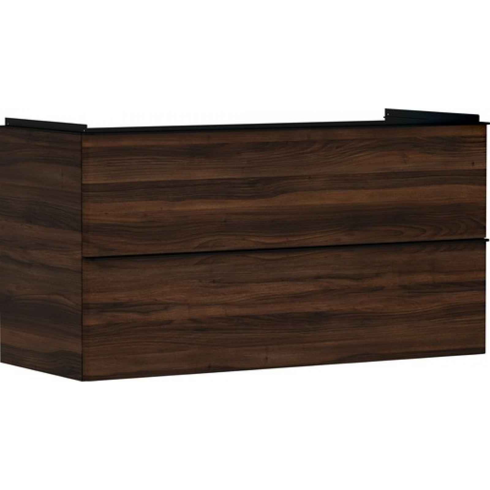 Skříňka pod umyvadlo bez umyvadla Hansgrohe Xelu Q 118x62,5x47,5 cm tmavý ořech 54038670
