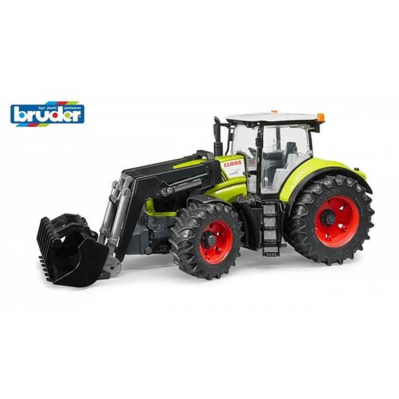 Bruder Traktor Claas Axion s předním nakladačem, 44, 5 x 18 x 20, 5 cm