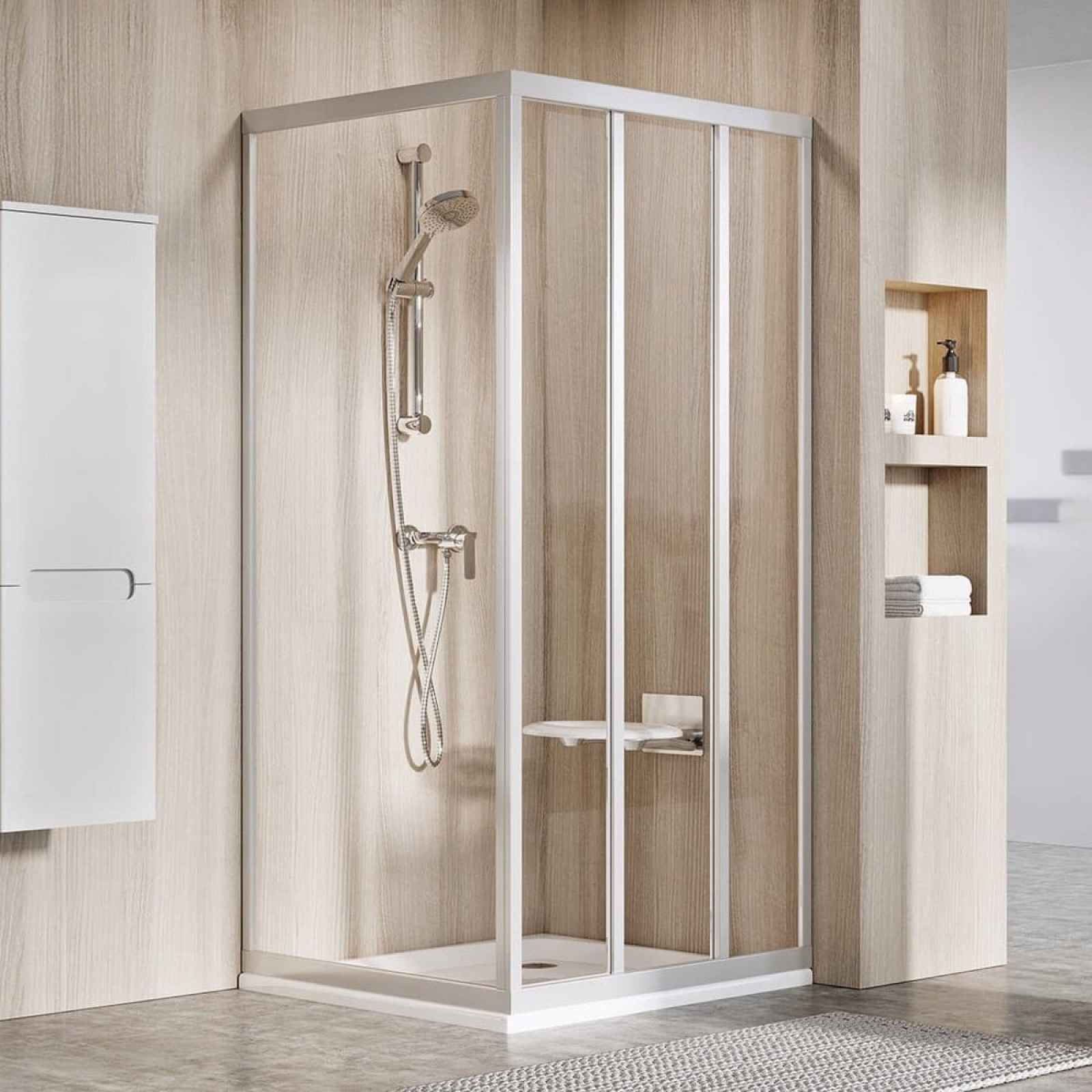 Sprchové dveře Walk-In / dveře 80 cm Ravak Supernova 00V40UR2Z1