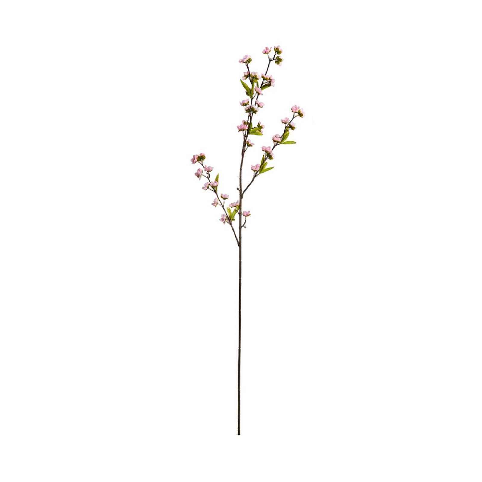 Butlers FLORISTA Větvička kvetoucí jabloně 100 cm - sv. růžová