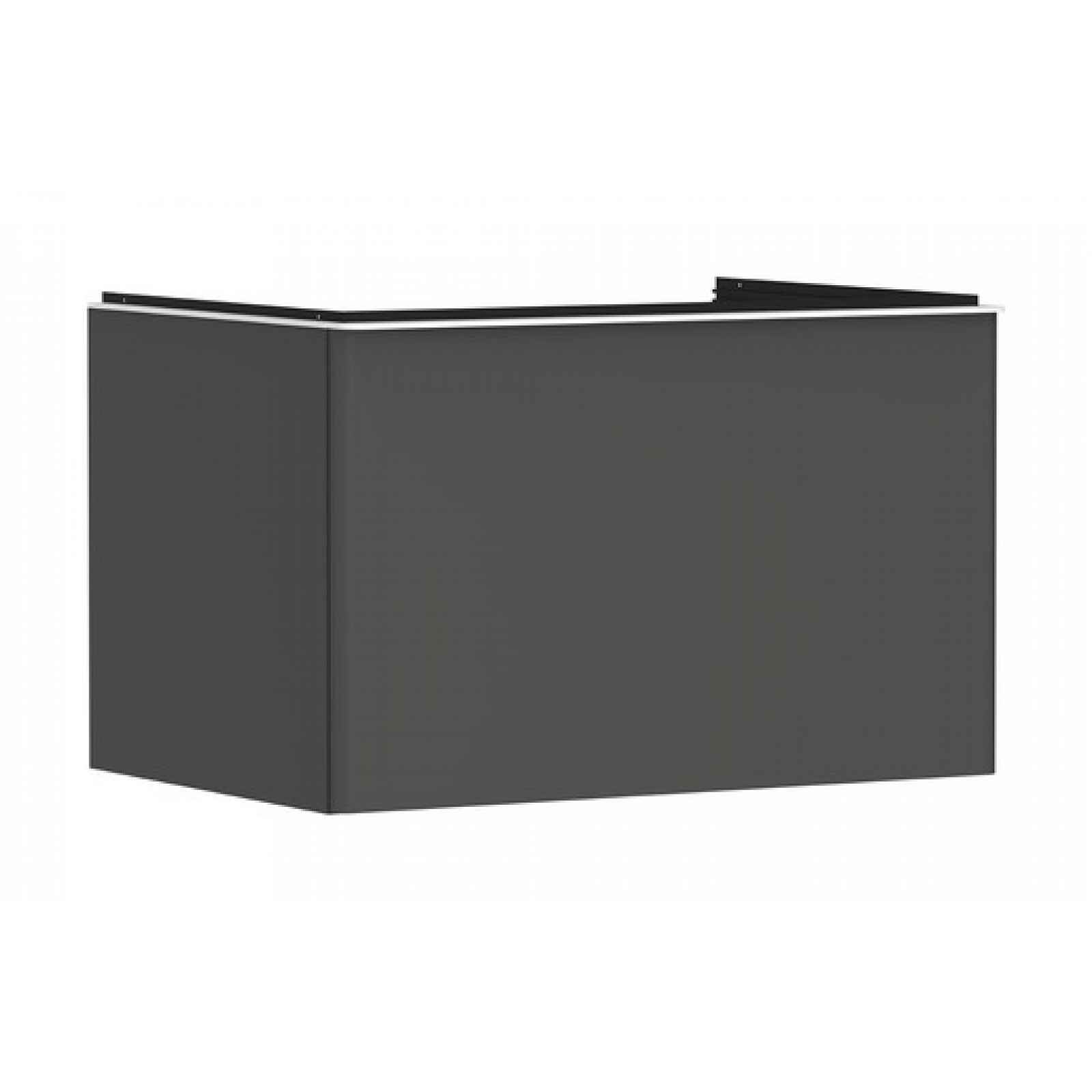 Skříňka pod umyvadlo pod desku Hansgrohe Xelu Q 78x49,5x55 cm šedá matná 54055700
