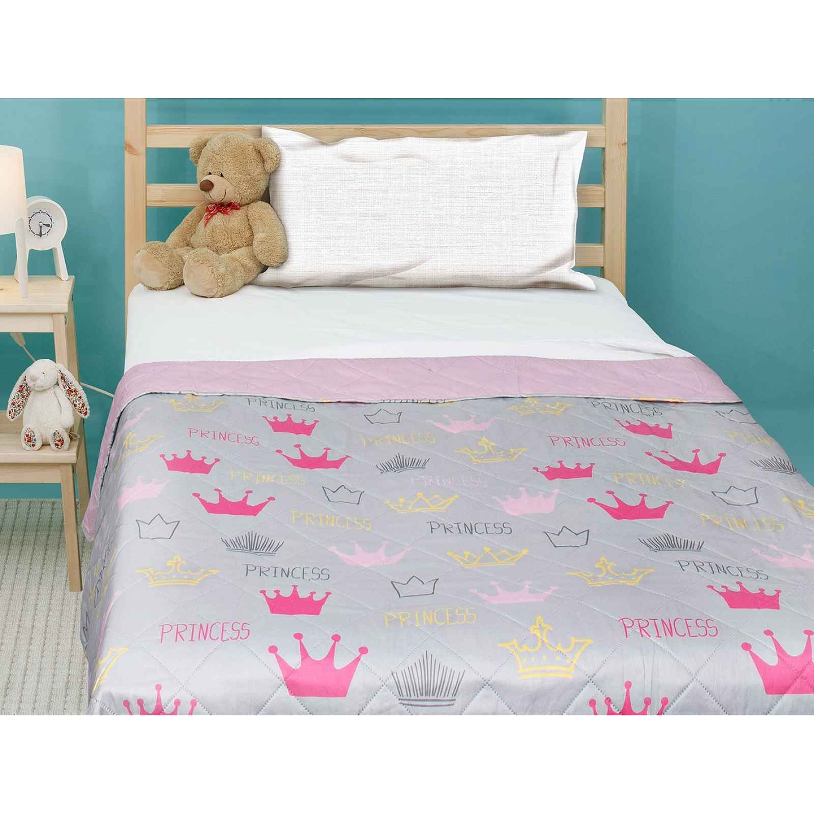 Dětský přehoz na postel Princess, 170x210 cm