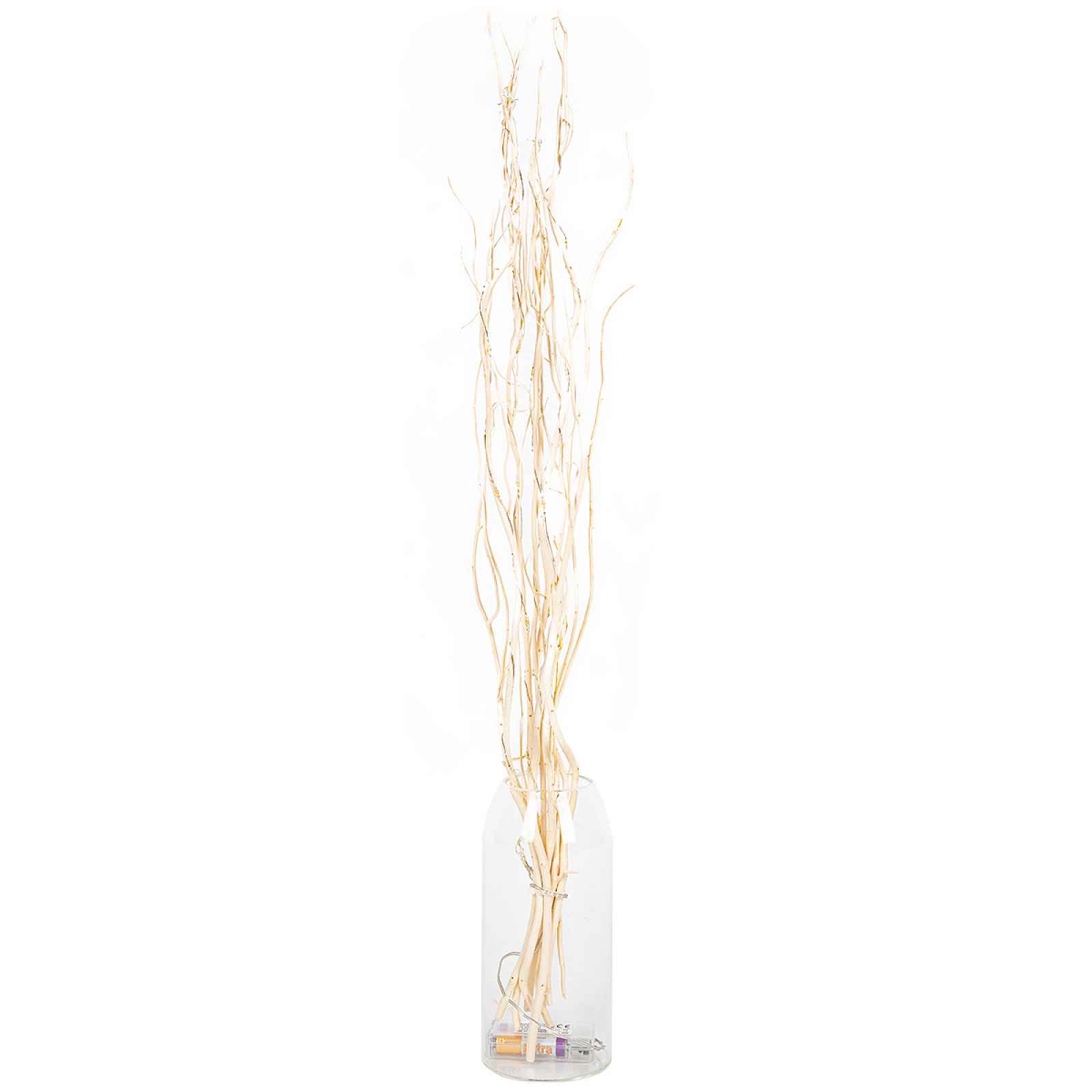 Svítící LED vrbové větvičky 10 ks, bílá, 75 cm