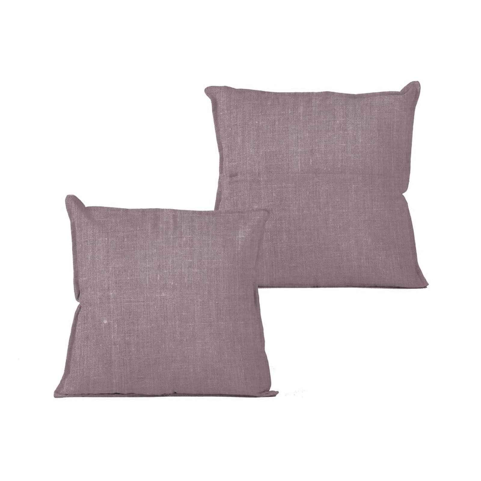 Fialový polštář Linen Couture Violet, 45 x 45 cm