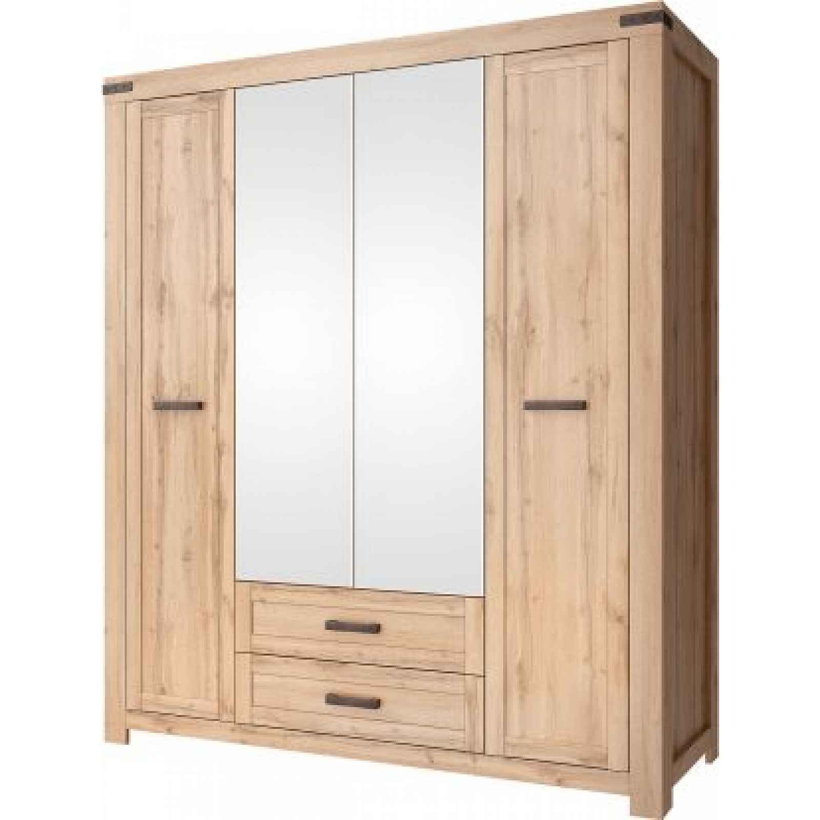 Skříň se zrcadlem Mountart 4D2S