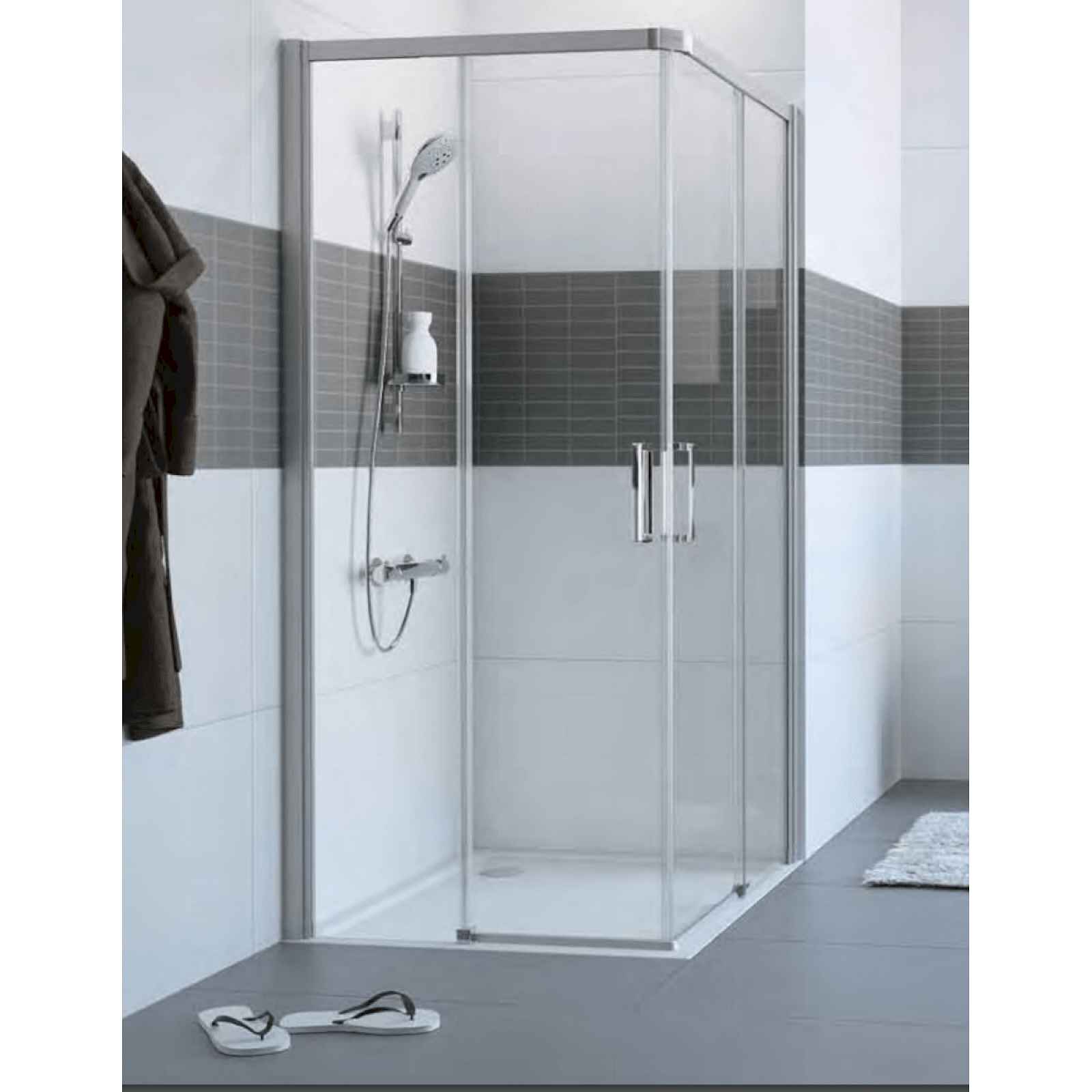 Sprchové dveře 75x200 cm levá Huppe Classics 2 chrom lesklý C25107.069.322