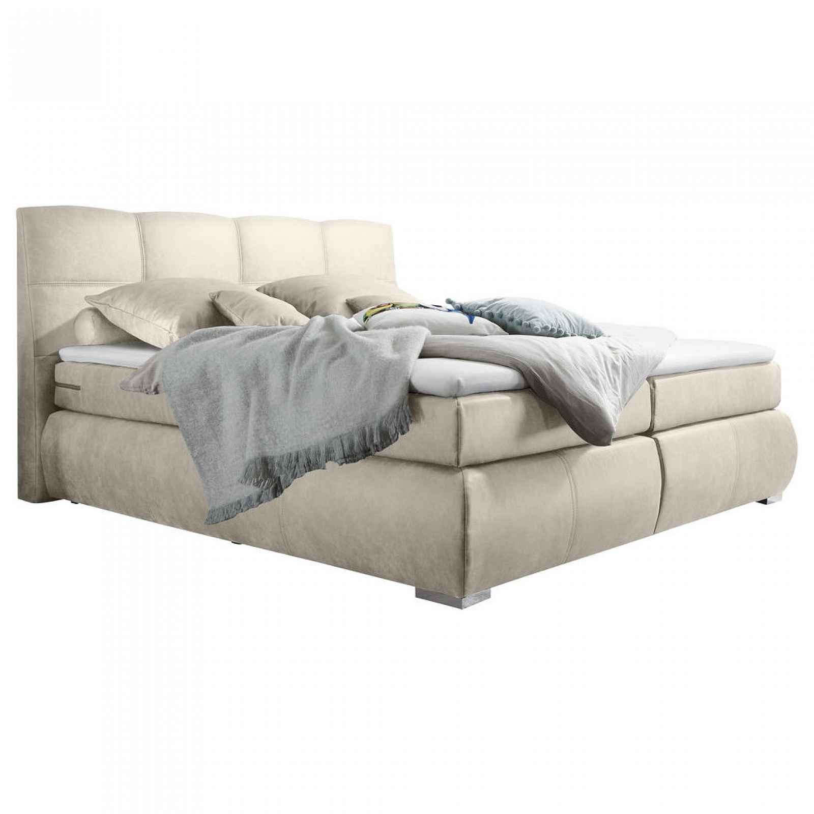 POSTEL BOXSPRING, Carryhome,  krémová, 180 x 200 cm