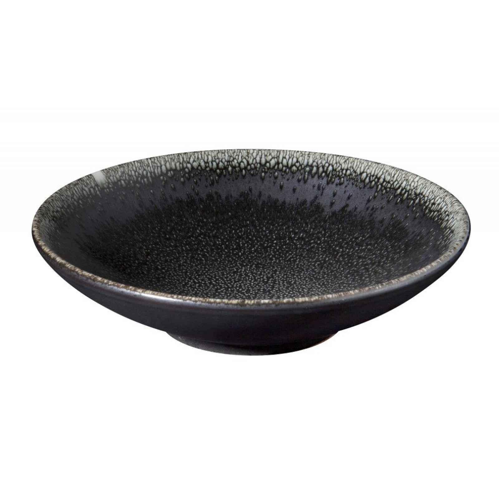 Jars Tourron polévkový talíř, 19 cm, černá