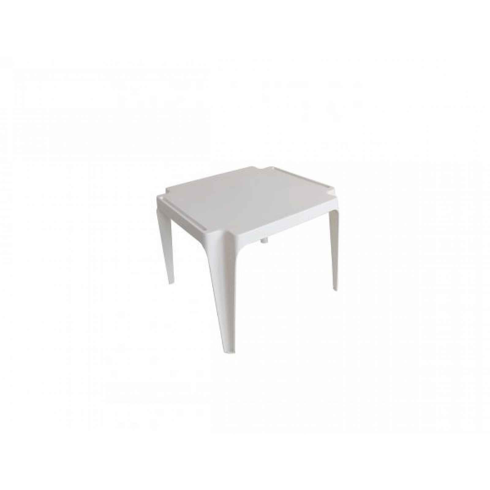 Bílý plastový stolek Susi, II. jakost