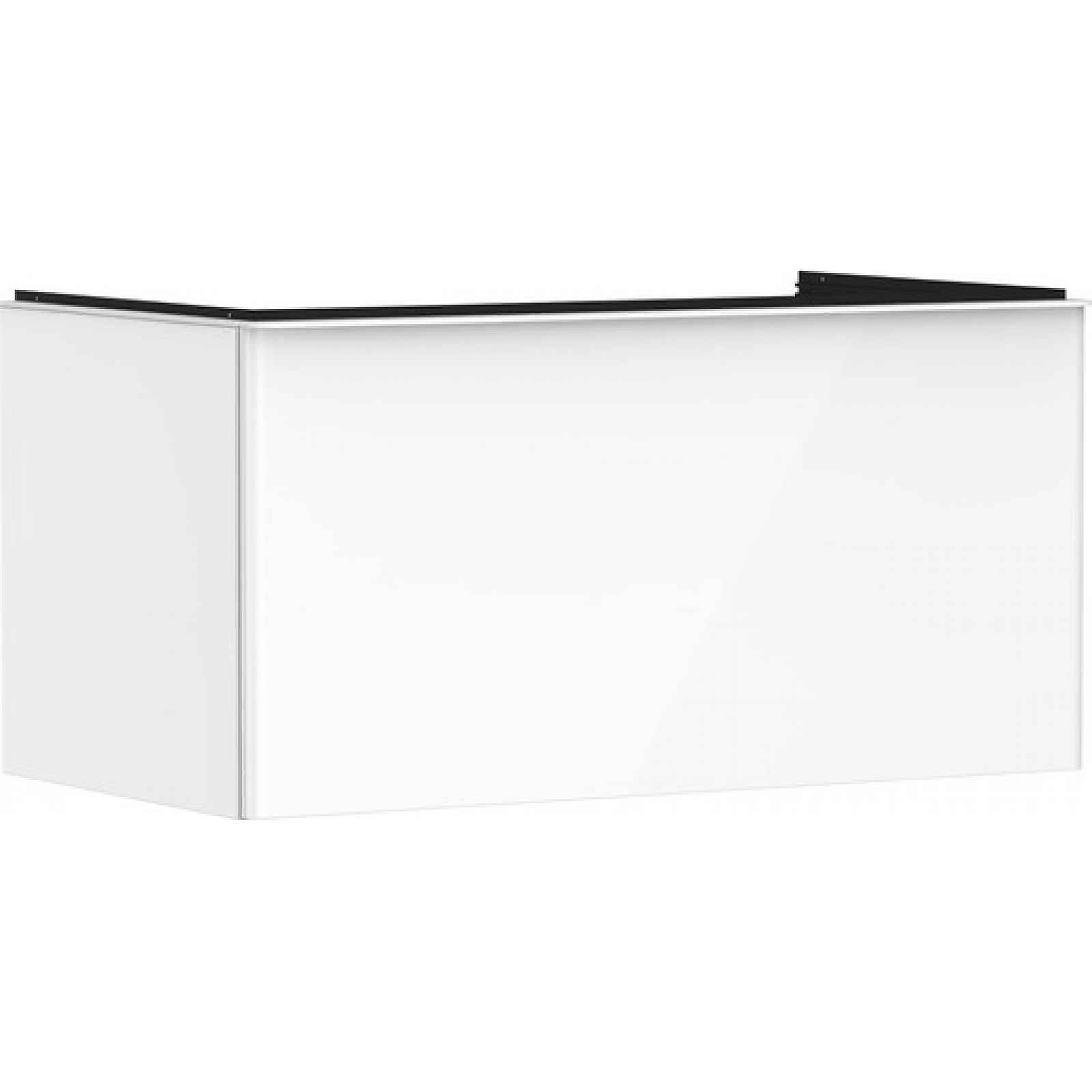Skříňka pod umyvadlo pod desku Hansgrohe Xelu Q 98x49,5x55 cm bílá lesklá 54058700