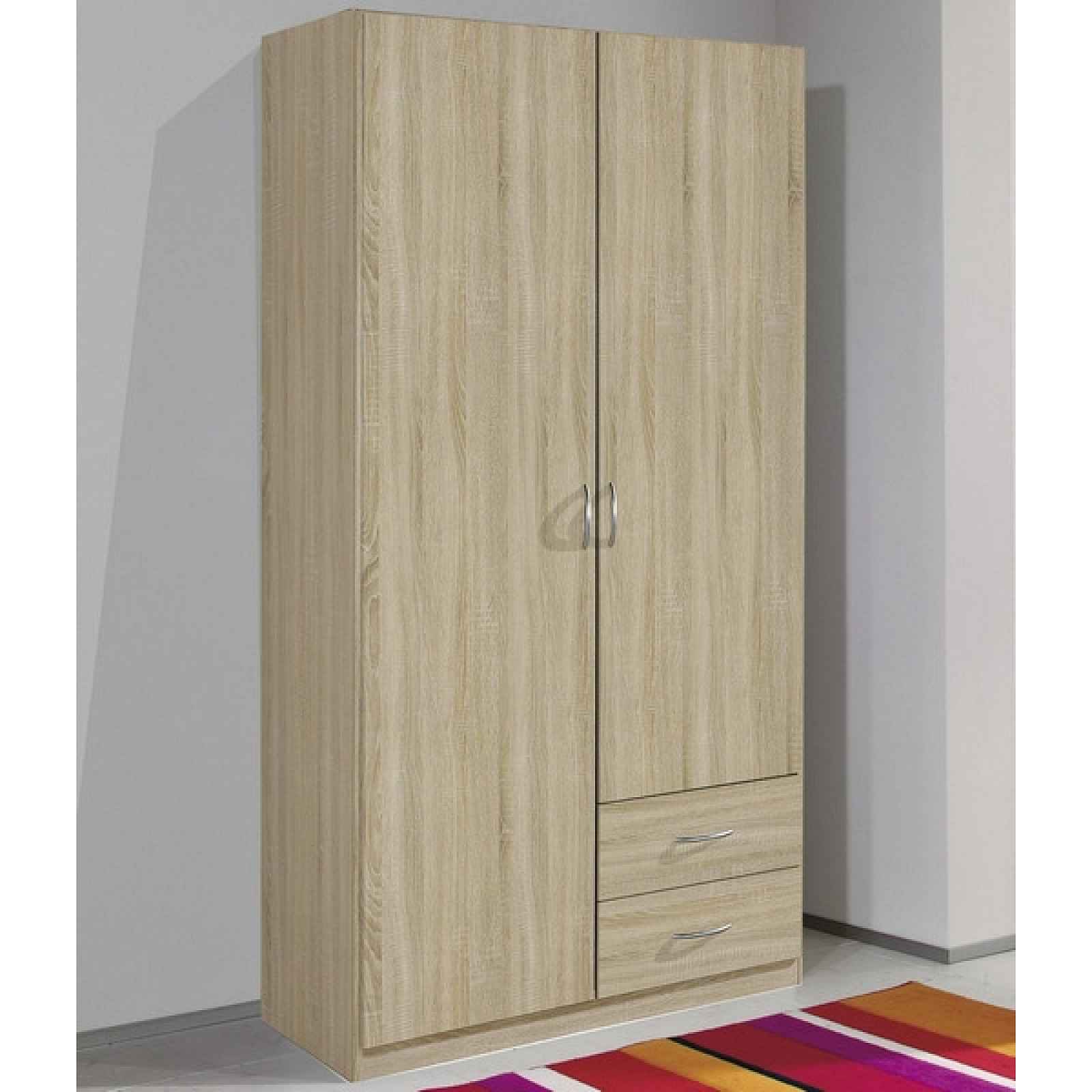 Šatní skříň Case, 91 cm, dub sonoma