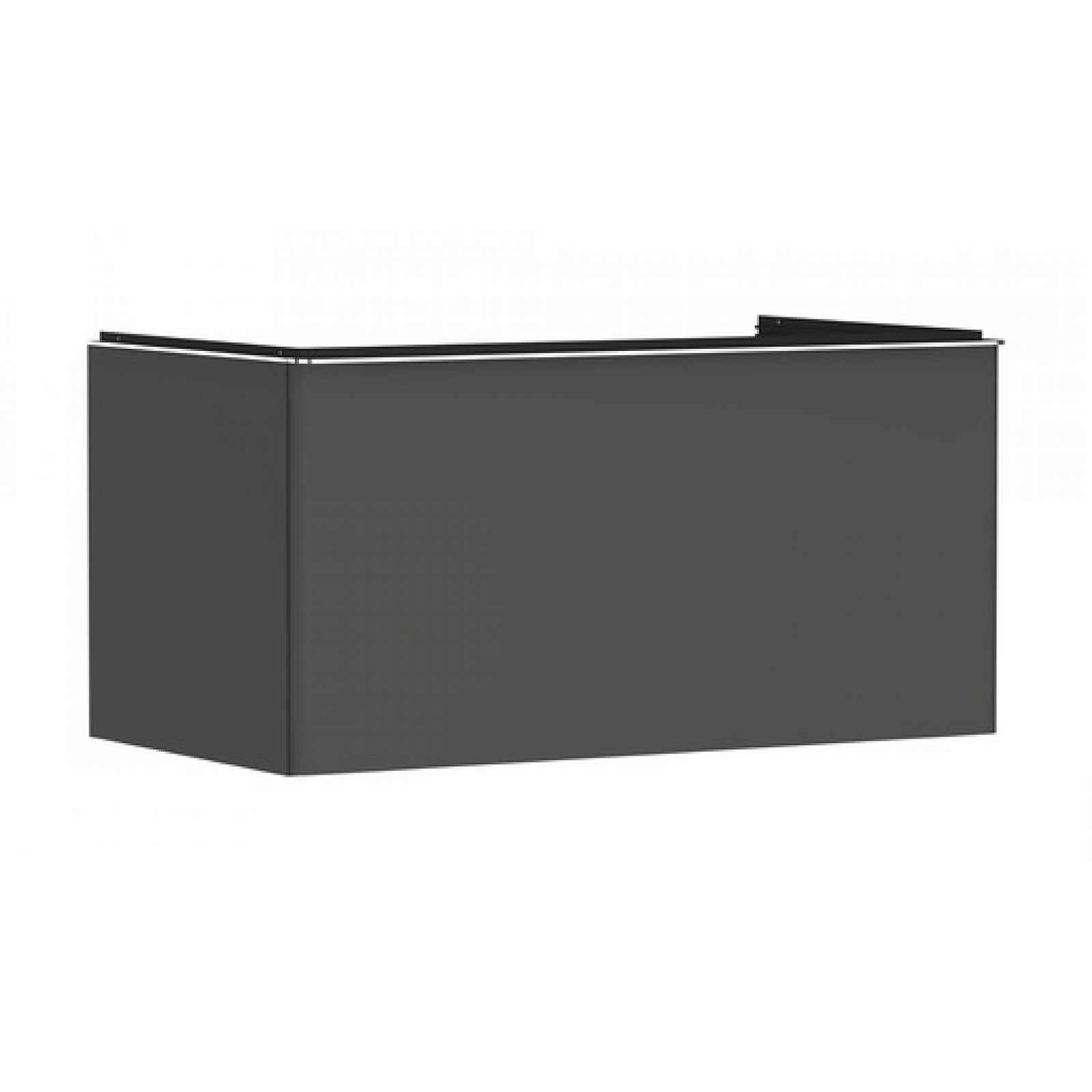 Skříňka pod umyvadlo pod desku Hansgrohe Xelu Q 98x49,5x55 cm šedá matná 54059000