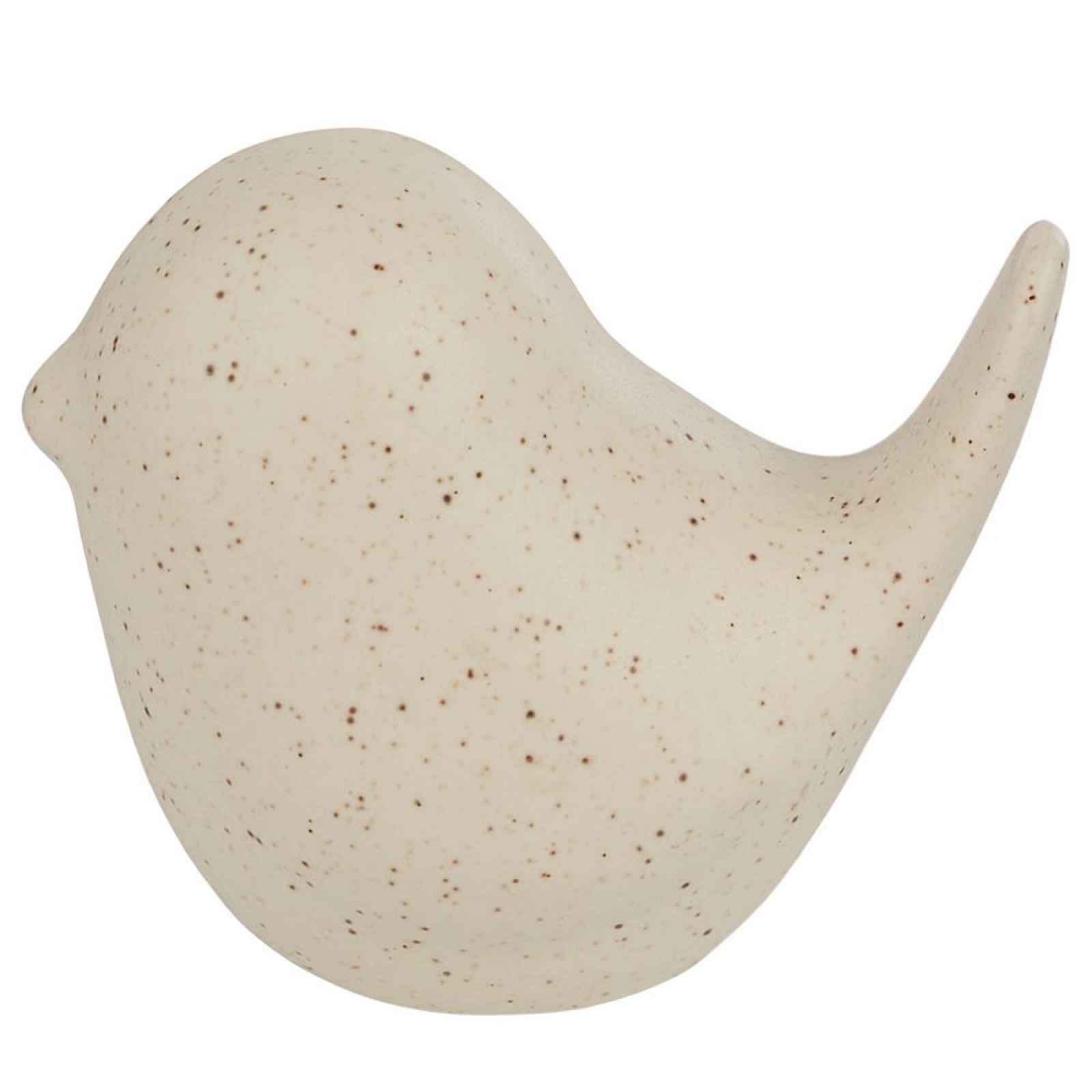 Butlers BIRDY Ptáček keramický 6,5 cm - béžová