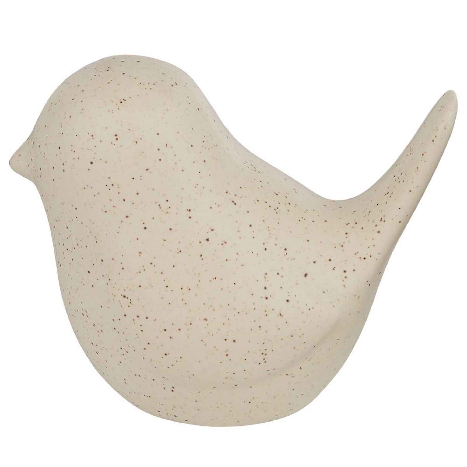 Butlers BIRDY Ptáček keramický 10 cm - béžová
