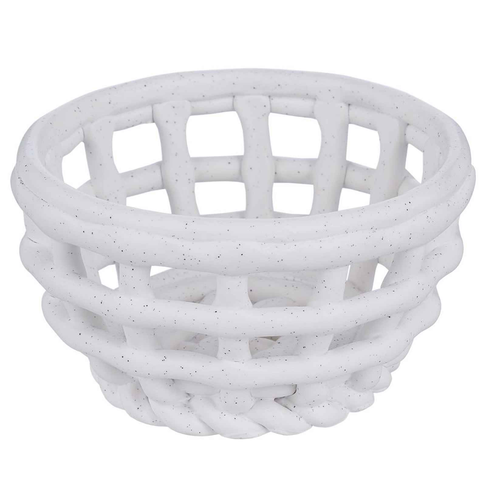 Butlers CRAFT Keramický košík mini - bílá