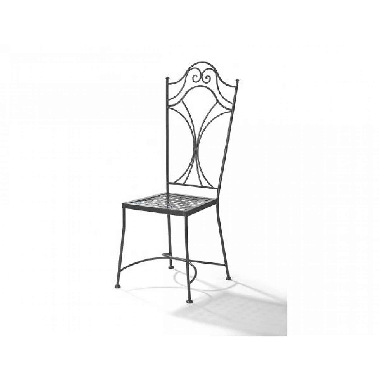 Kovaná židle Santamonica černá