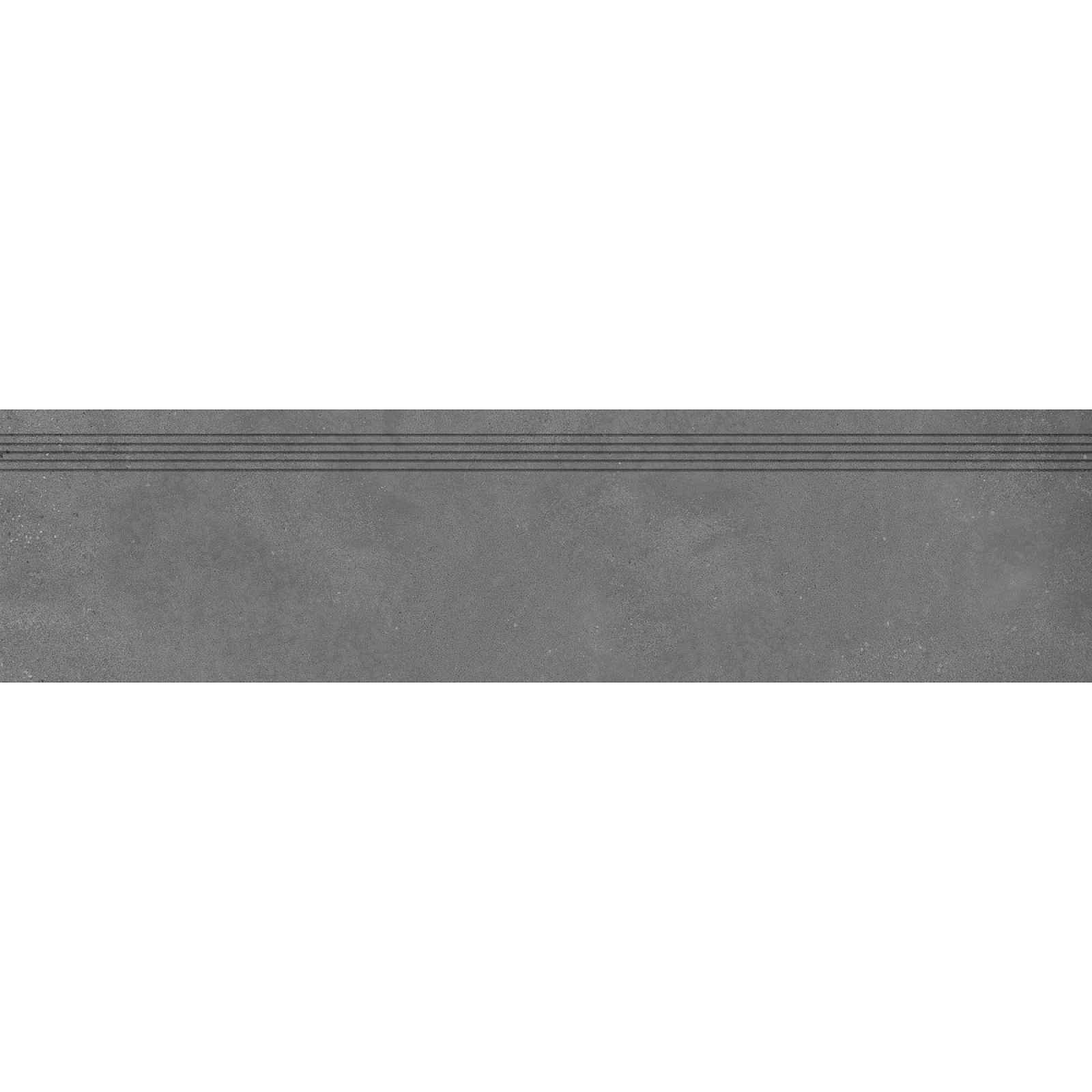 Schodovka RAKO Betonico černá 30x120 cm mat DCPVF792.1