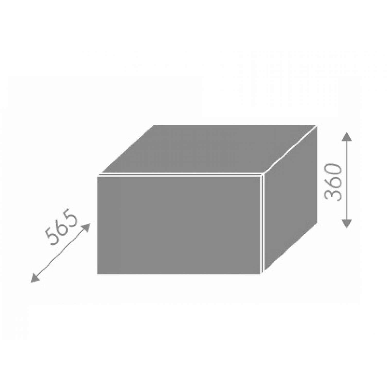 QUANTUM, skříňka horní W6B 60, vanilla mat/bílá