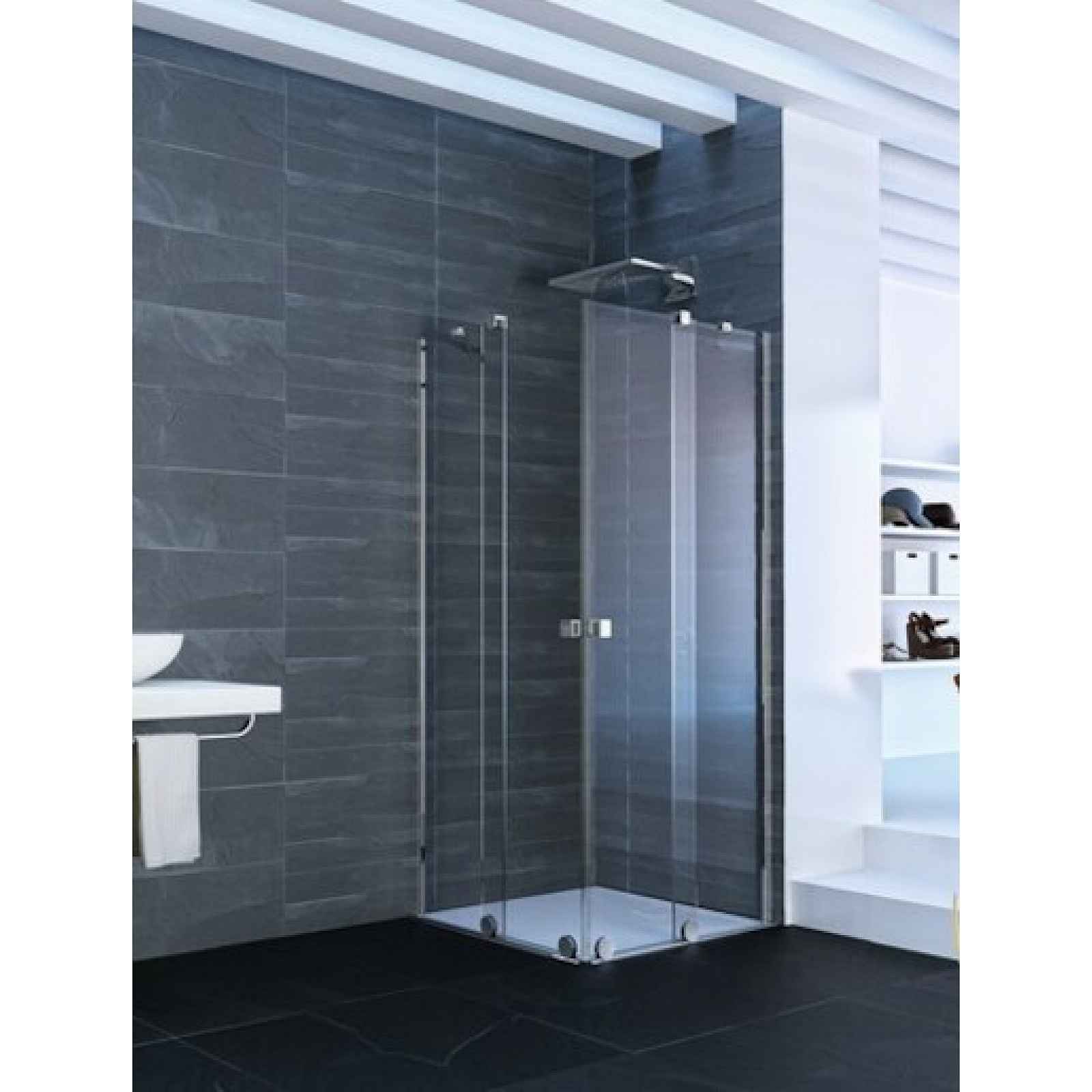 Sprchové dveře 140x200 cm pravá Huppe Xtensa pure chrom lesklý XT1407.069.322