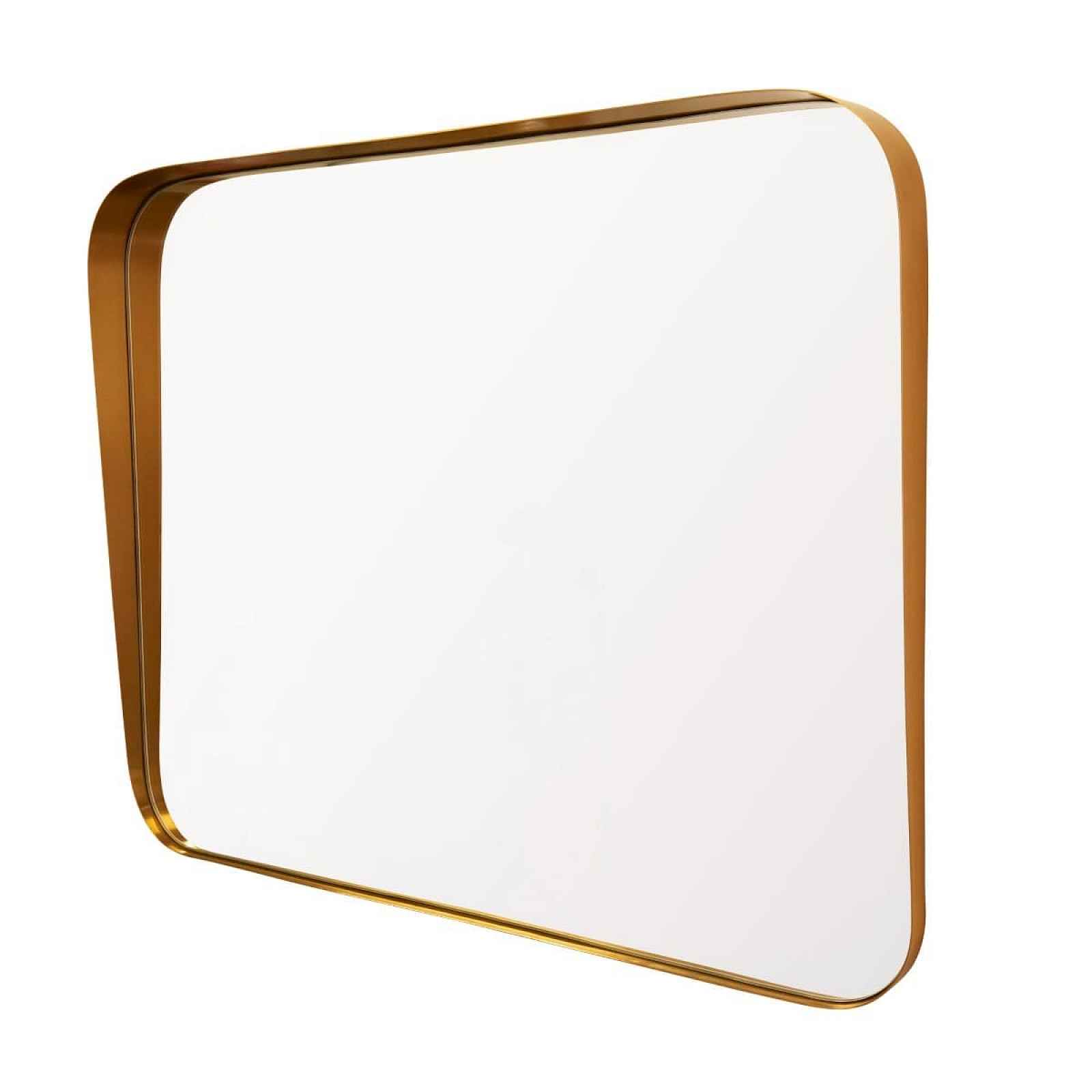 Zrcadlo SAT 80x60 cm zlatá SATZEVO6080ZL