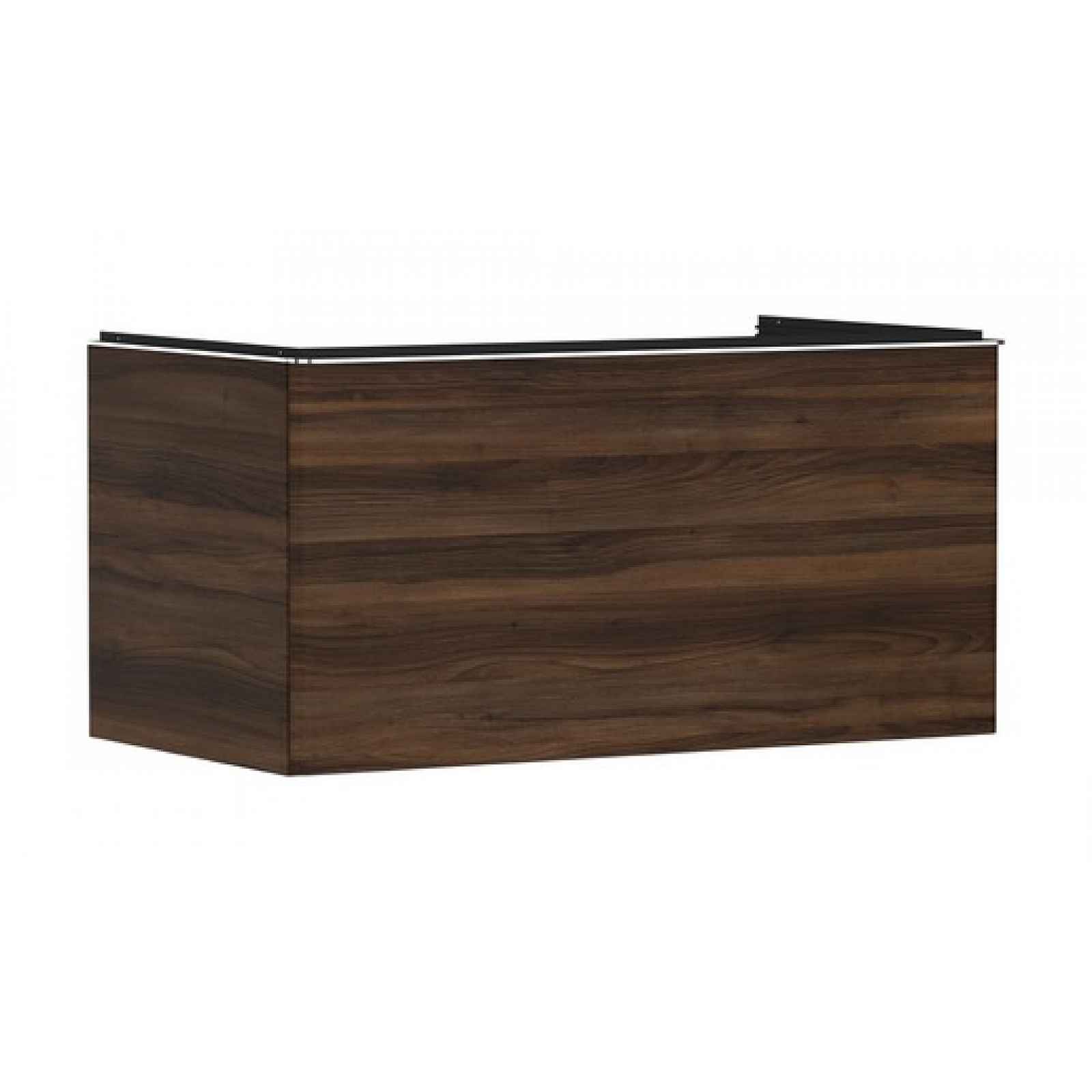 Skříňka pod umyvadlo pod desku Hansgrohe Xelu Q 98x49,5x55 cm tmavý ořech 54061000