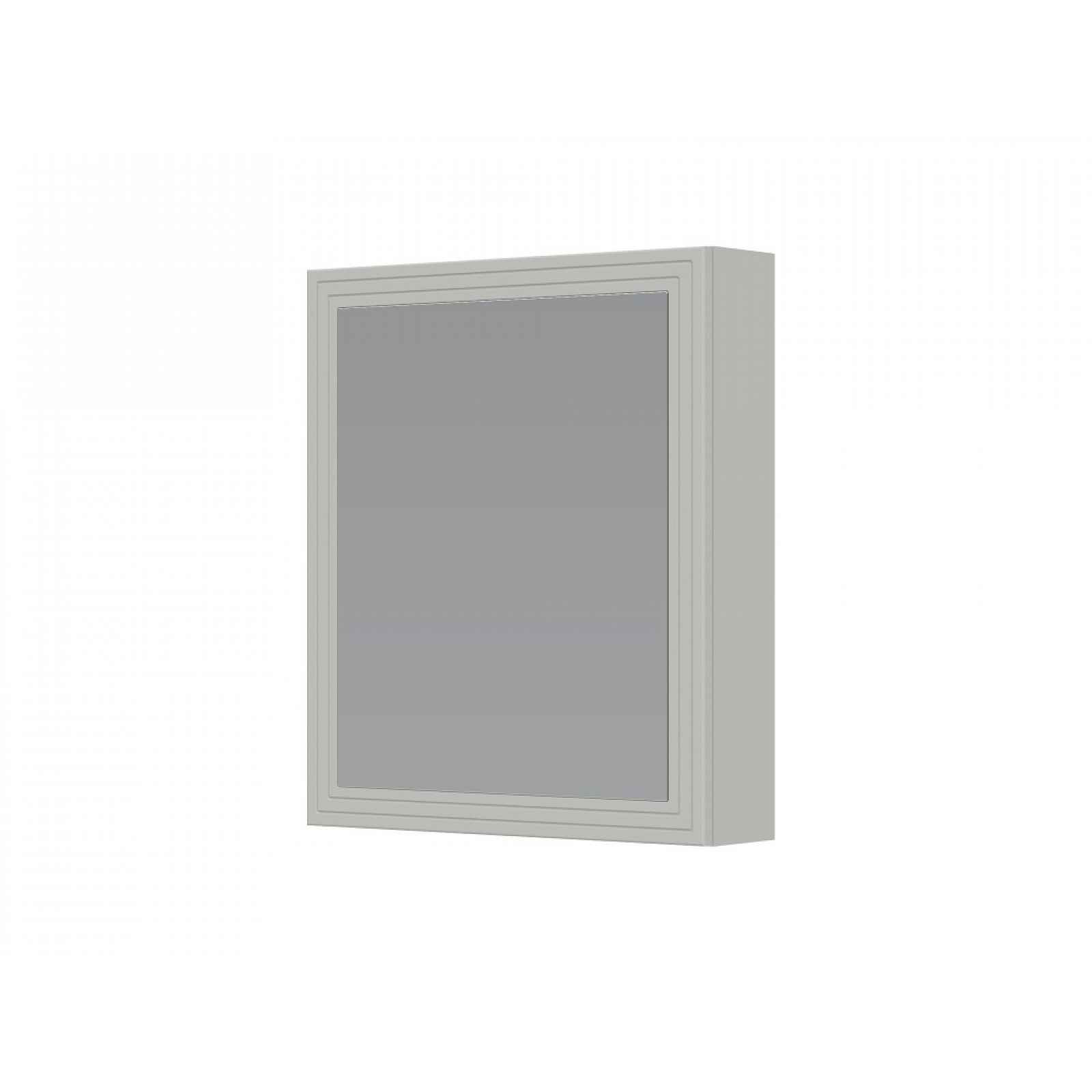 HELLEM koupelnová horní závěsná skříňka 70x60/1D se zrcadlem, kašmírová