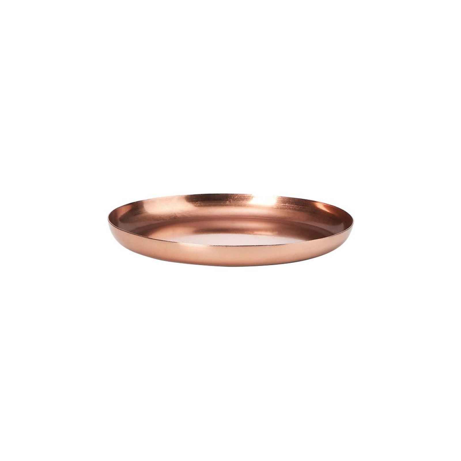 Butlers CARAT Podtácek kovový 12 cm - růžová zlatá