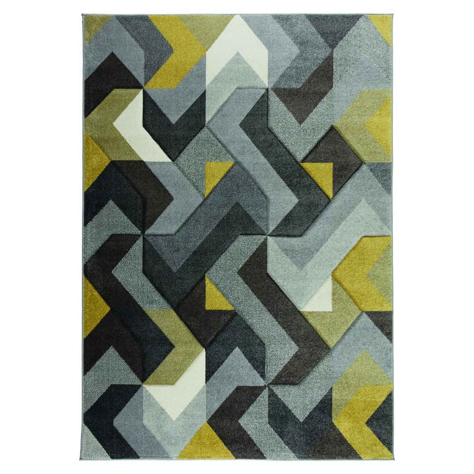 Zeleno-šedý koberec Flair Rugs Aurora, 200 x 290 cm