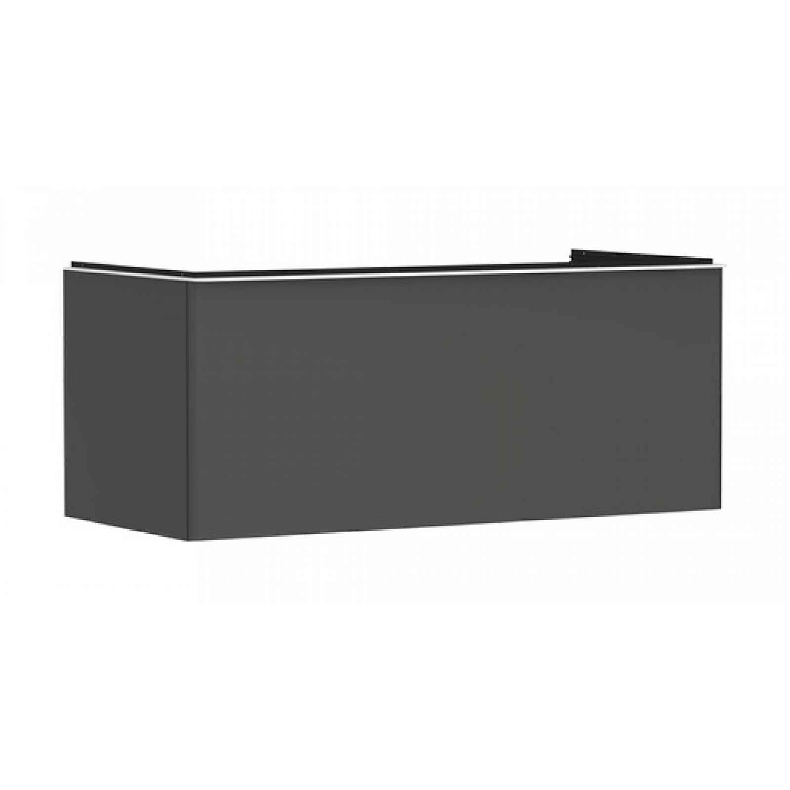 Skříňka pod umyvadlo pod desku Hansgrohe Xelu Q 118x49,5x55 cm šedá matná 54063700