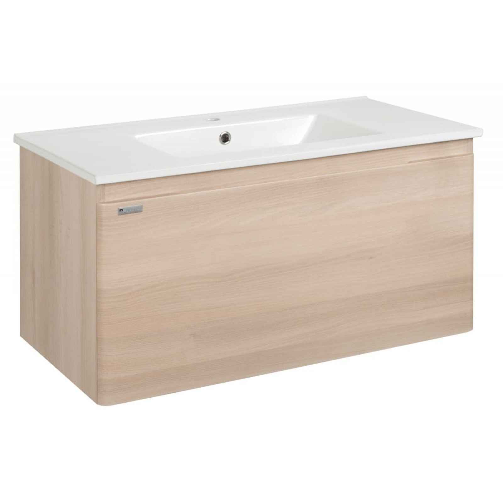 Koupelnová skříňka s umyvadlem Naturel Ancona 90x45x46 cm akácie ANCONA290DV